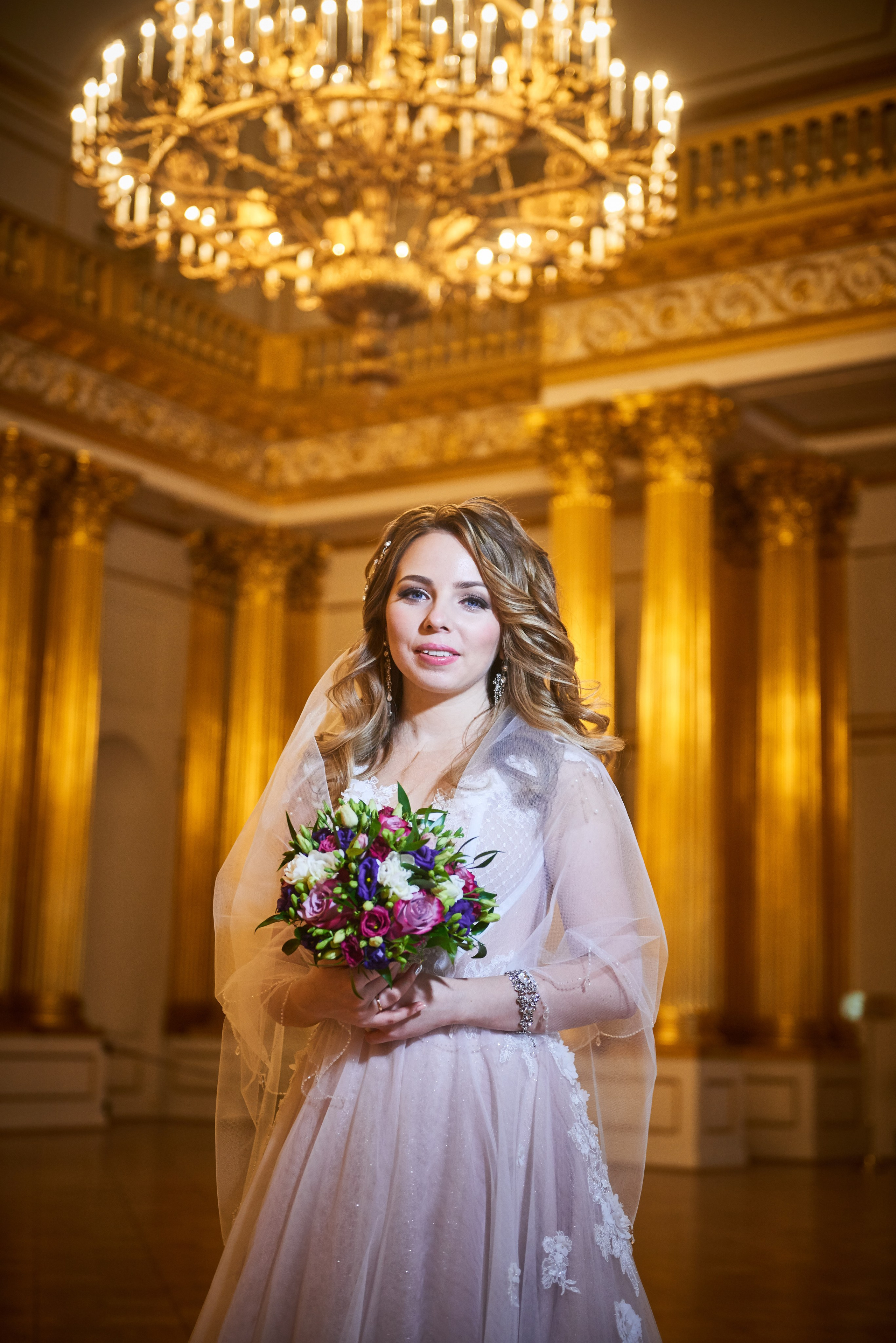 Елена и Иван (зимняя свадебная прогулка у Михайловского замка и фотосессия в Эрмитаже). Портретный, семейный и свадебный фотограф в Санкт-Петербурге и в Пушкине Ширяев Денис