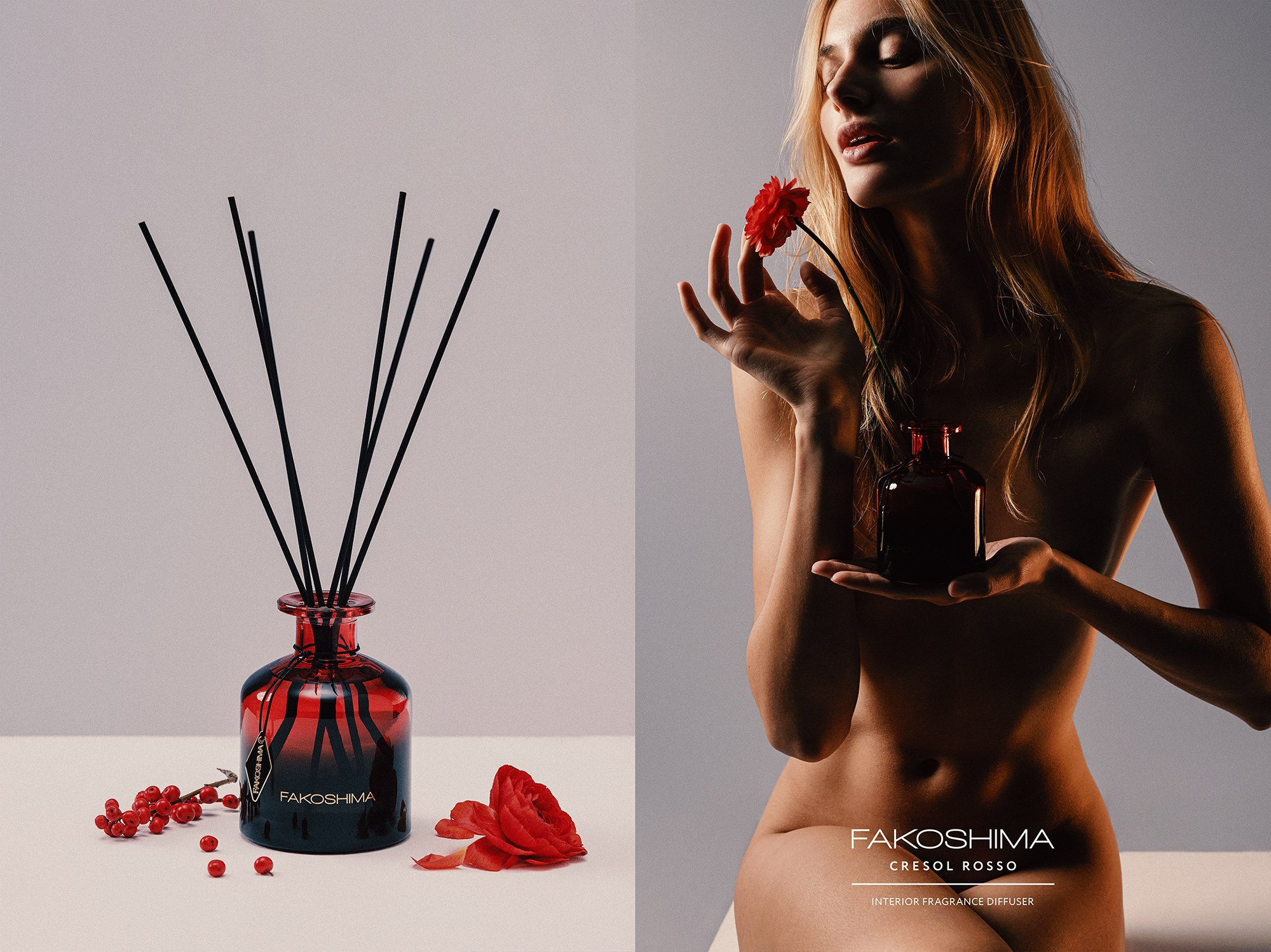 Фотосессия для парфюмерного бренда Fakoshima. Рекламный, фешн фотограф Дима Куб Москва, Санкт-Петербург