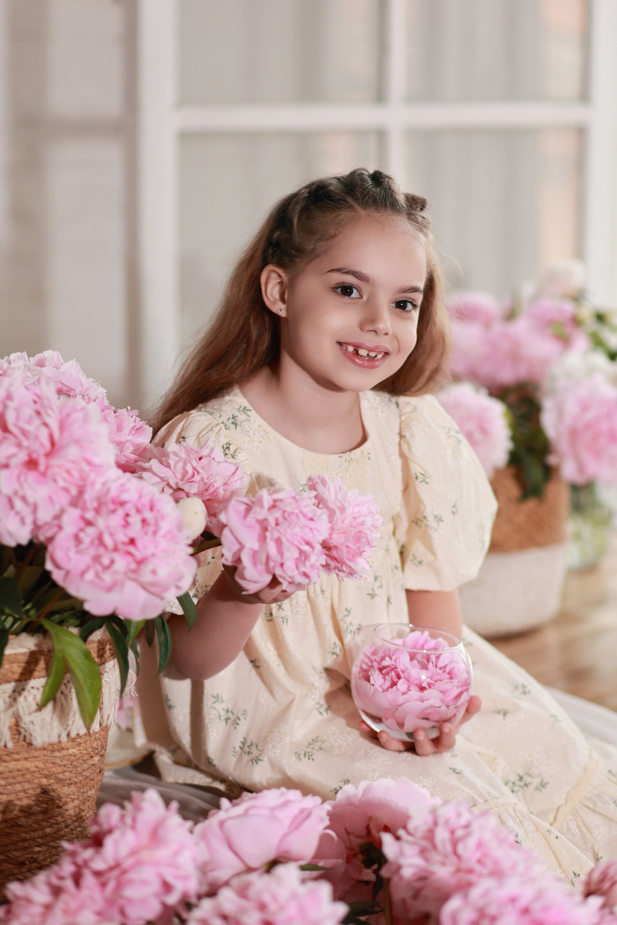 Пионы. Детский семейный фотограф Краснодар