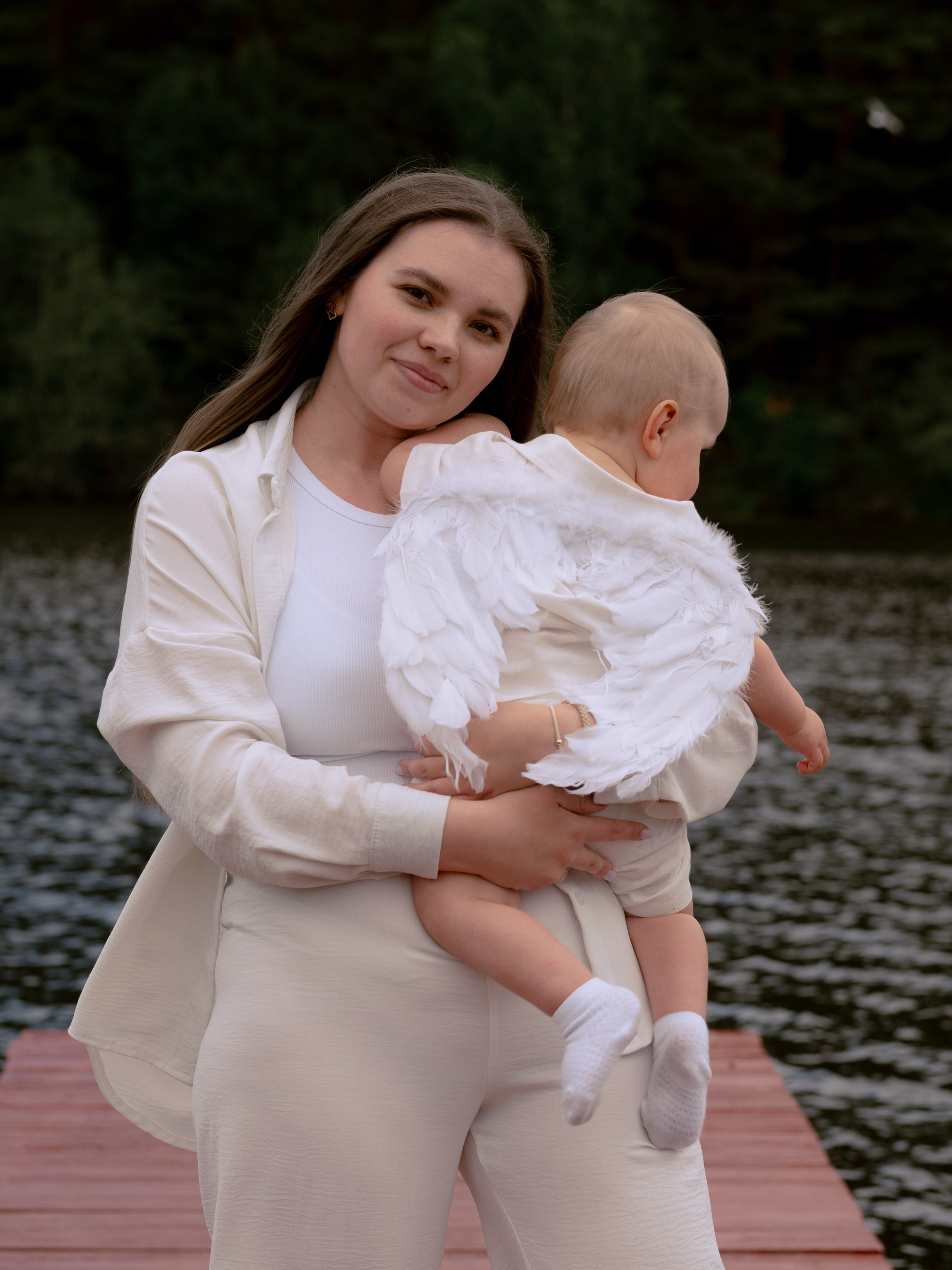 Маленький ангел среди большой непогоды. Рябова Ксения | Фотограф Белоярский район