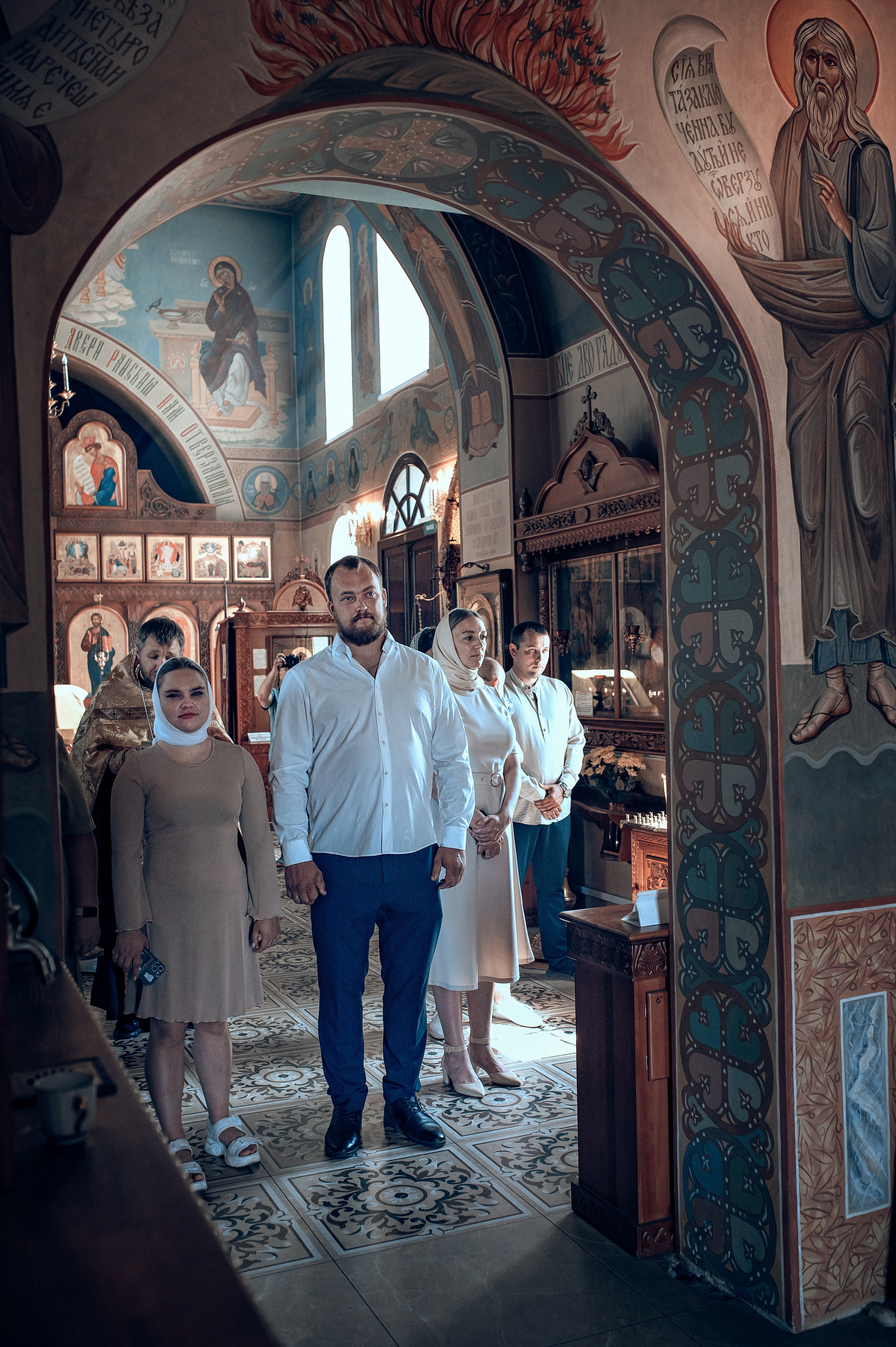 Съемка таинства крещения в Красноярске. Фотографы крещения/венчания  Красноярск Татьяна и Вячеслав Переваловы