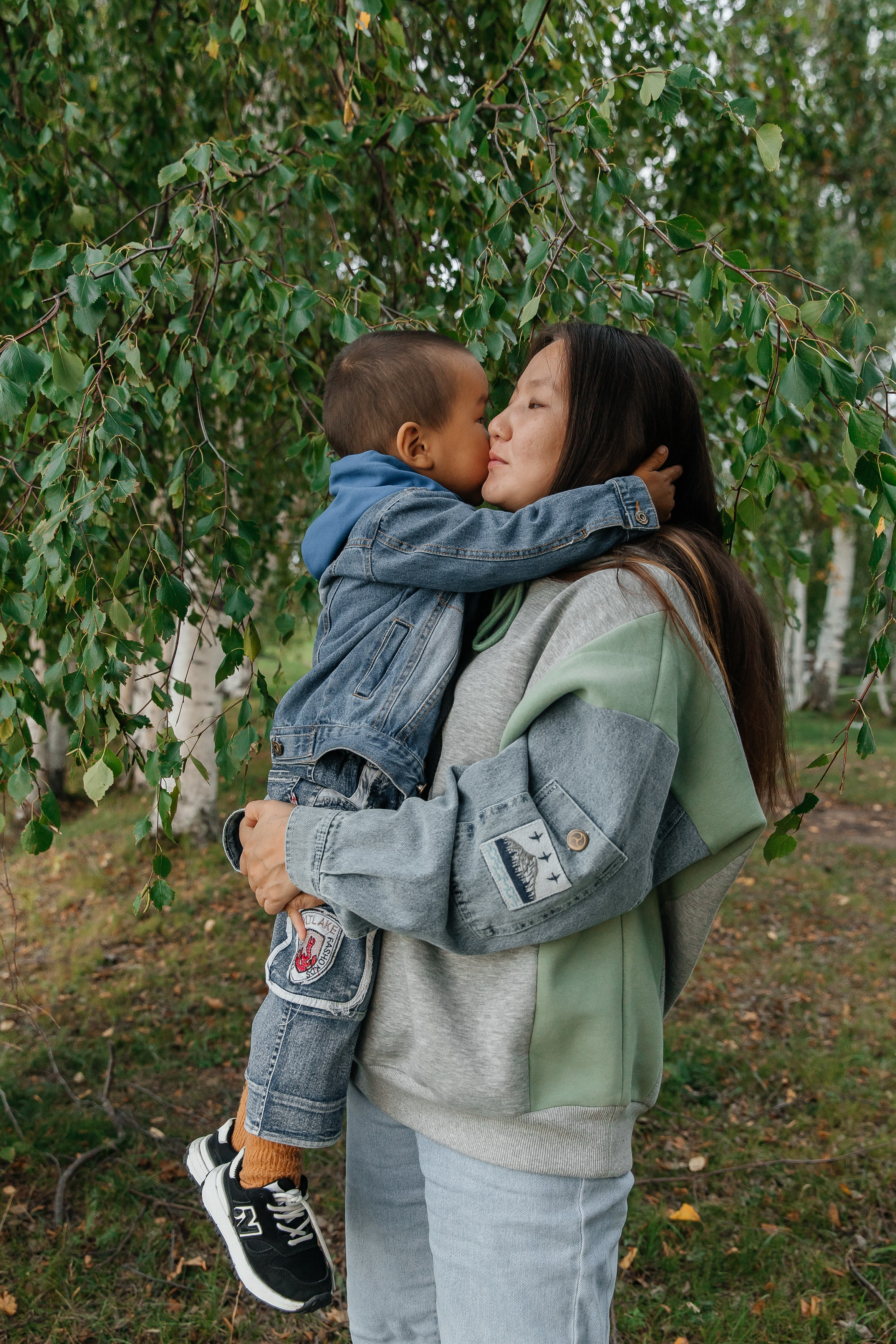 Лера и сын. Воронистая Анастасия. Фотограф Якутия, Томпонский район