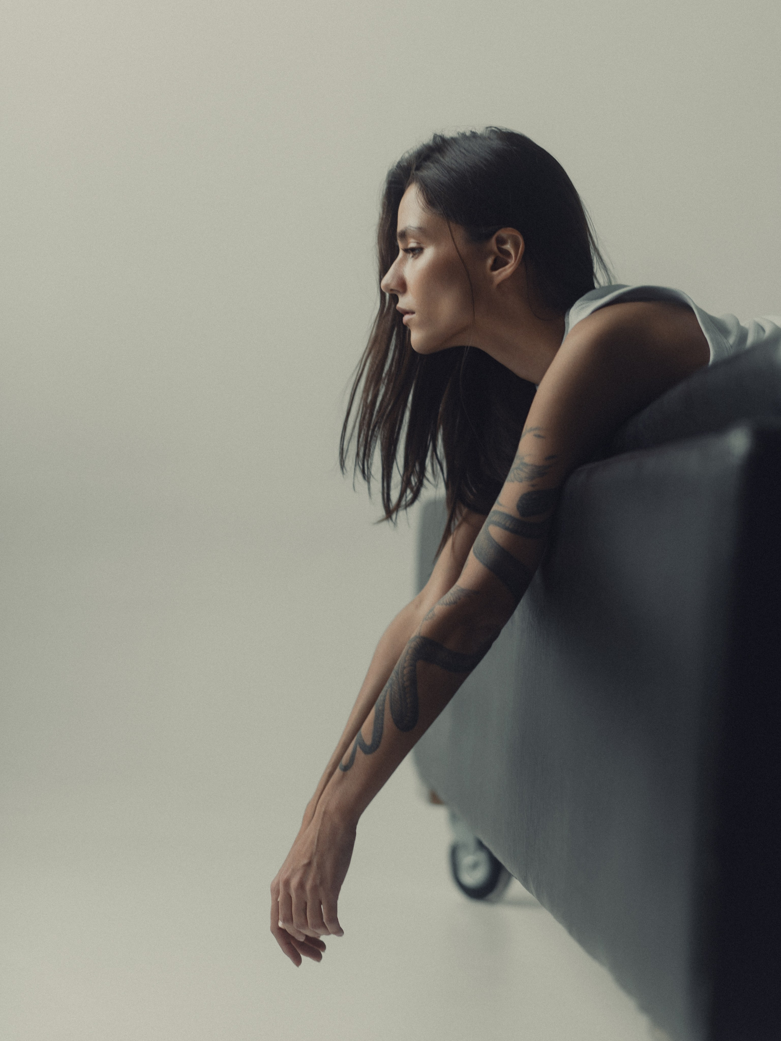 Студийная фотосъемка с Алиной на циклораме в Казани