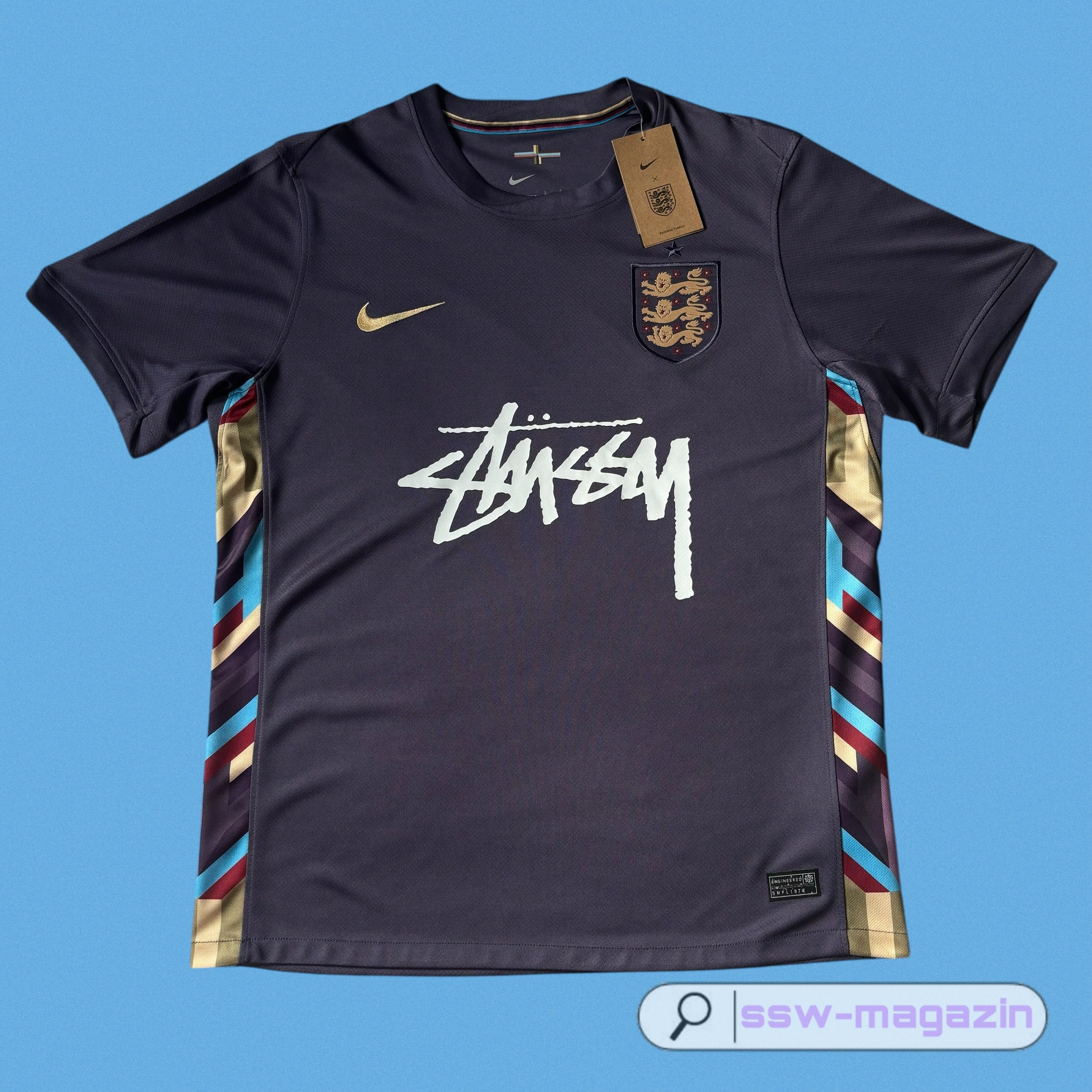 Джерси сборной Англии Stussy 2025-2026 купить. Футбольный магазин — ssw_magazin