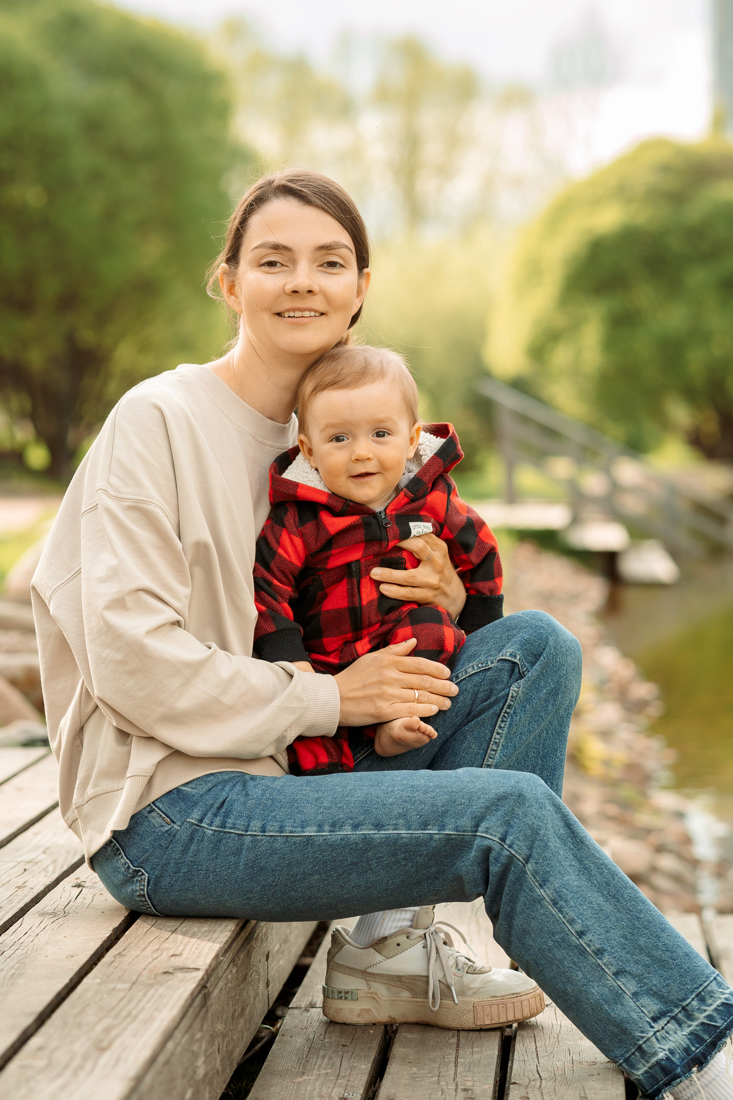 Прогулка в парке Москвы