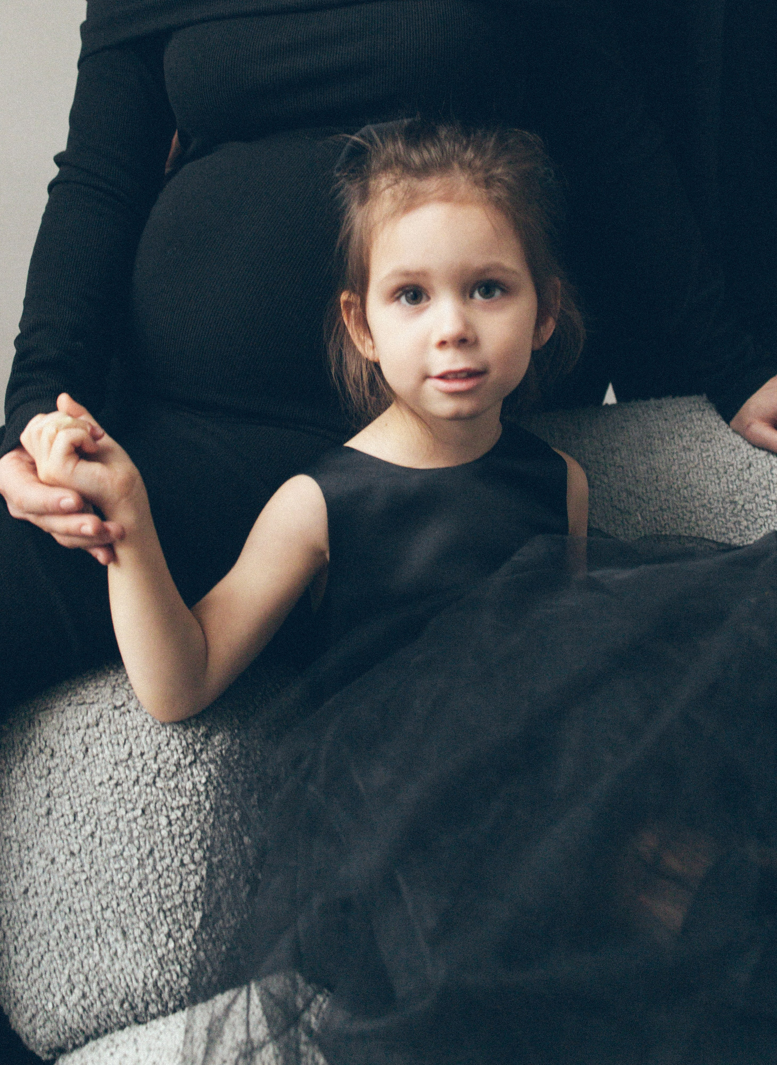 В черном. Детский семейный фотограф в Москве Светлана Микадзе