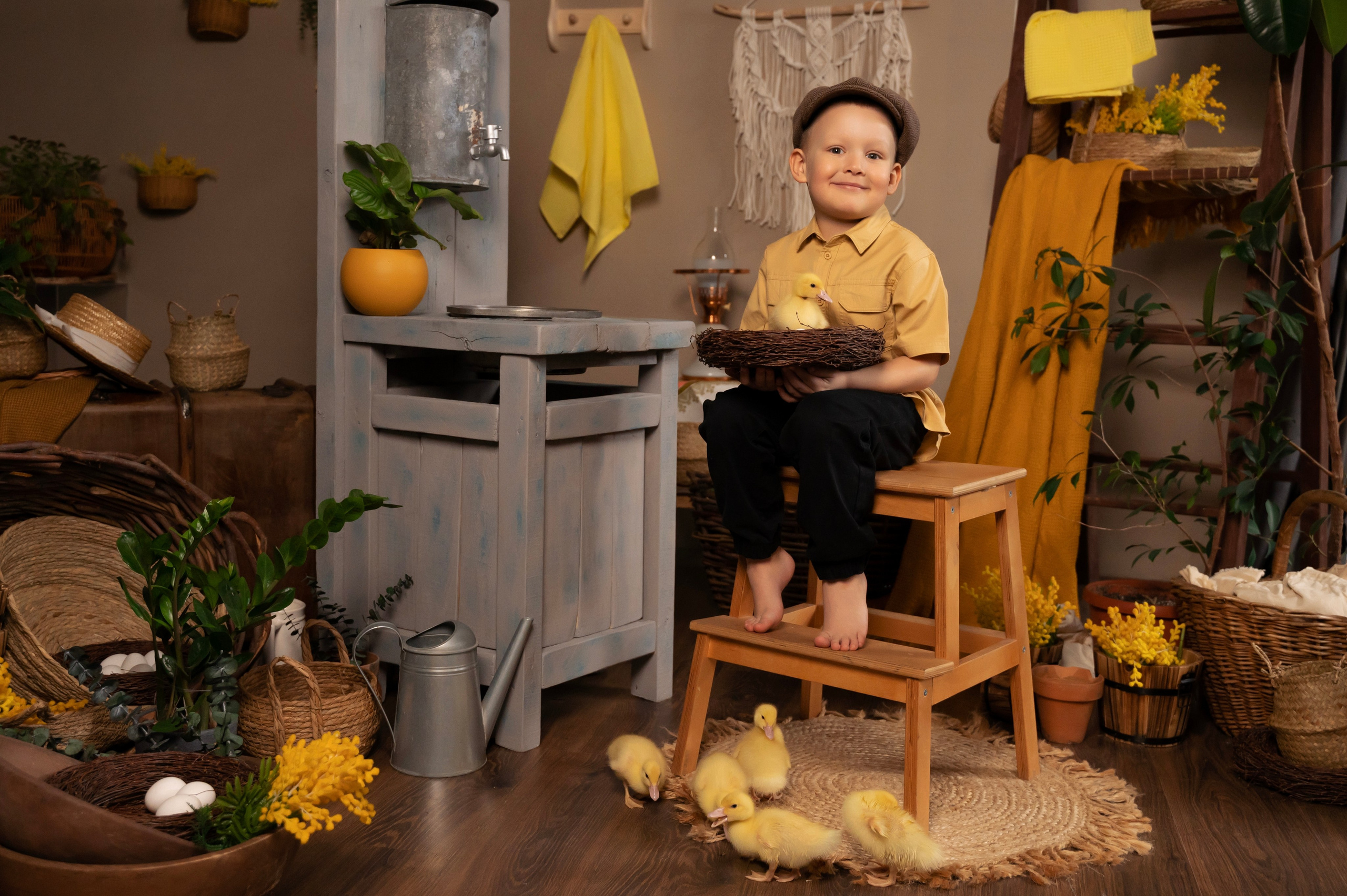 Купание утят. Елена Задорина