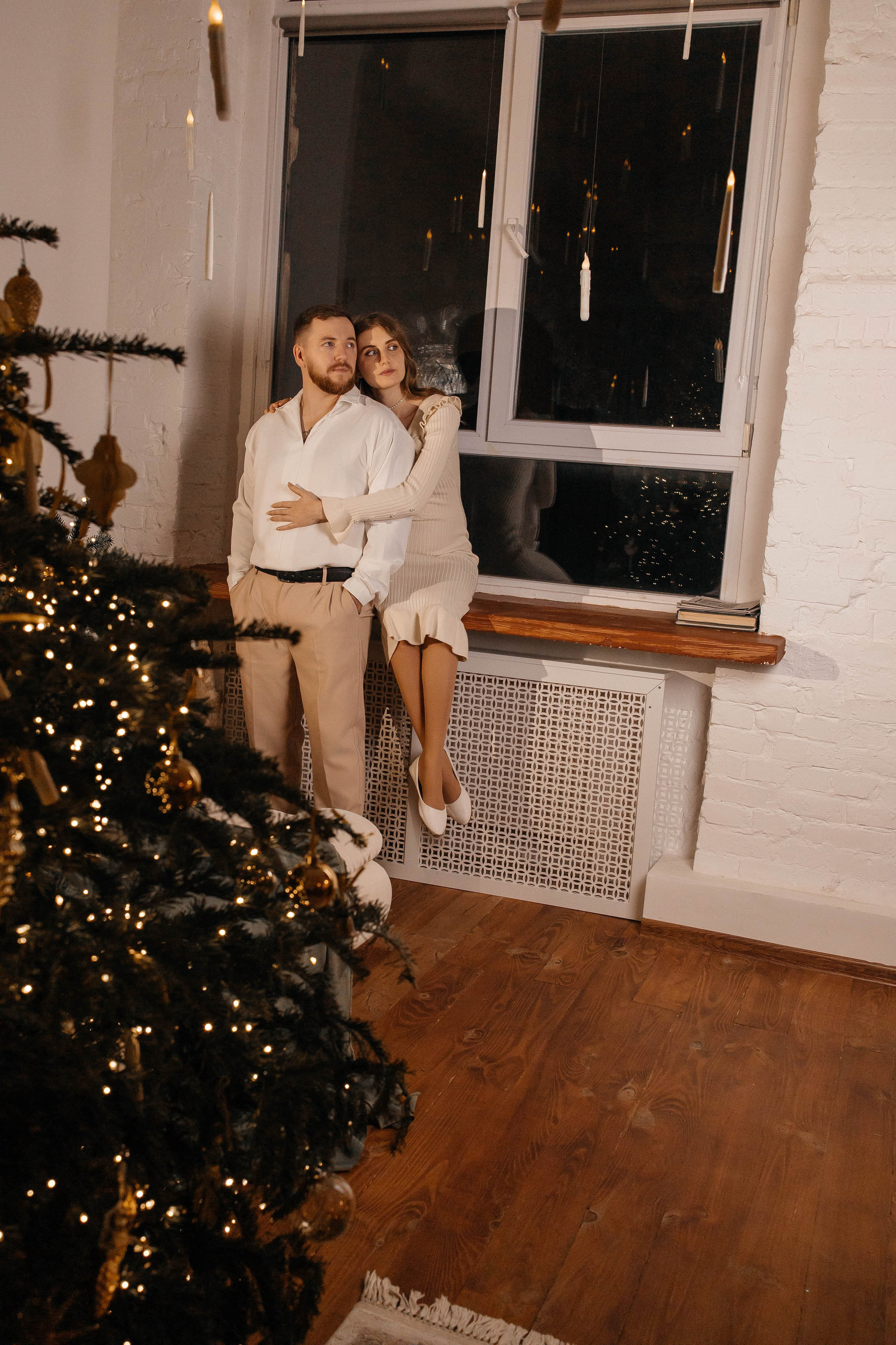 Новогодняя Леша и Маша