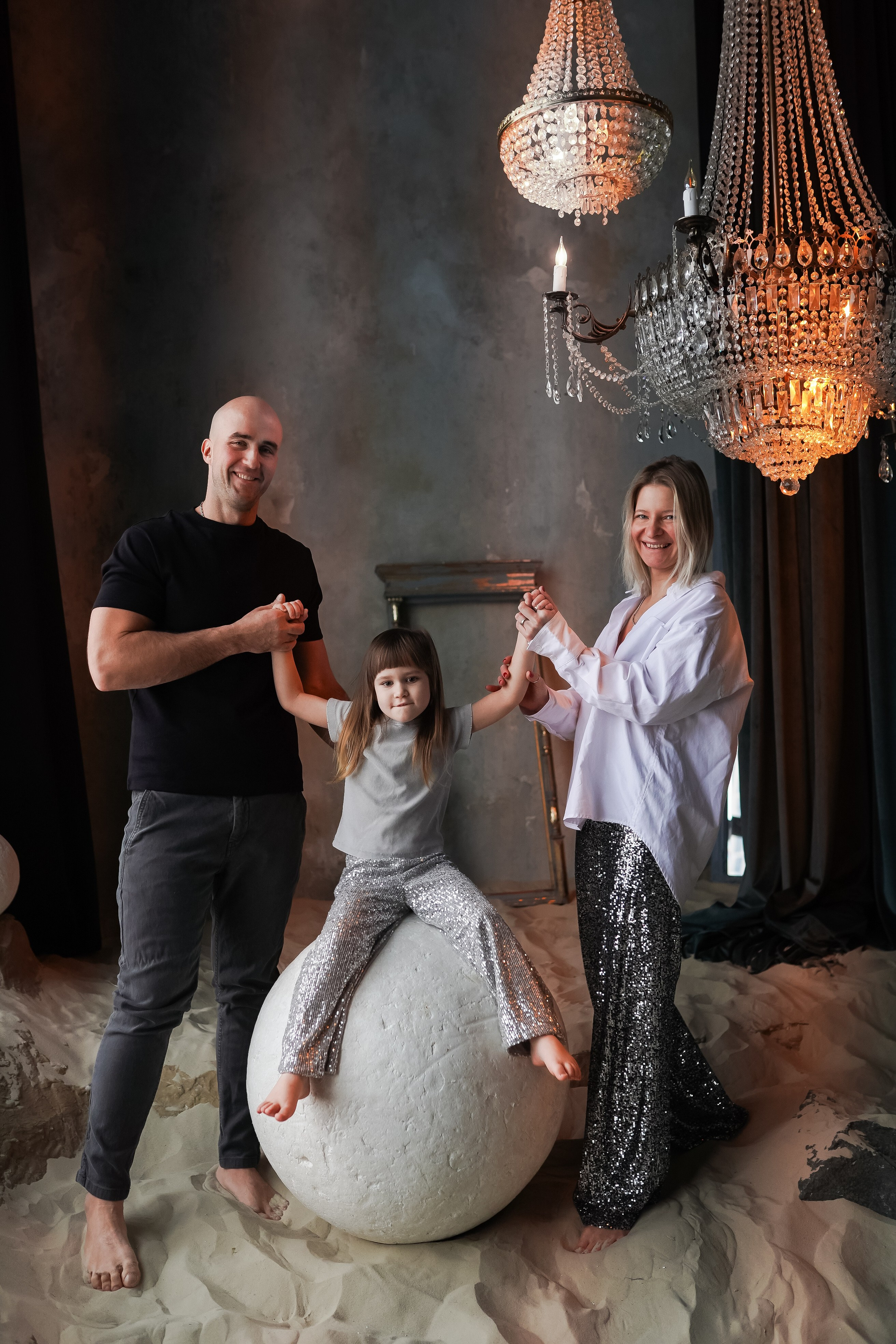 Андрей, Катя, Кира. Семейный lifestyle фотограф Наталья Разгуляева в Москве