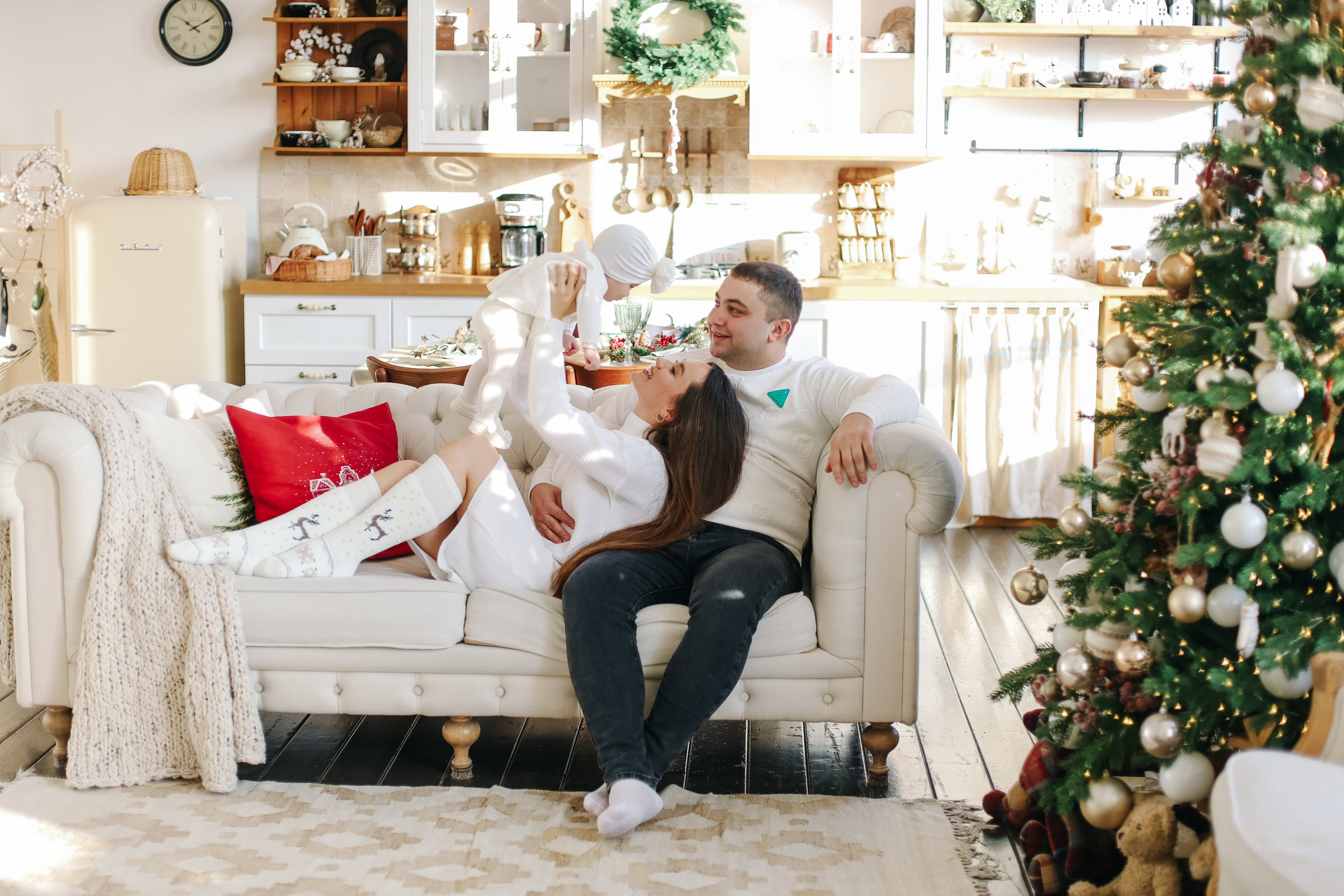 Новогодняя семейная фотосессия. Семейный и свадебный фотограф в Пензе Валерия Филюкова