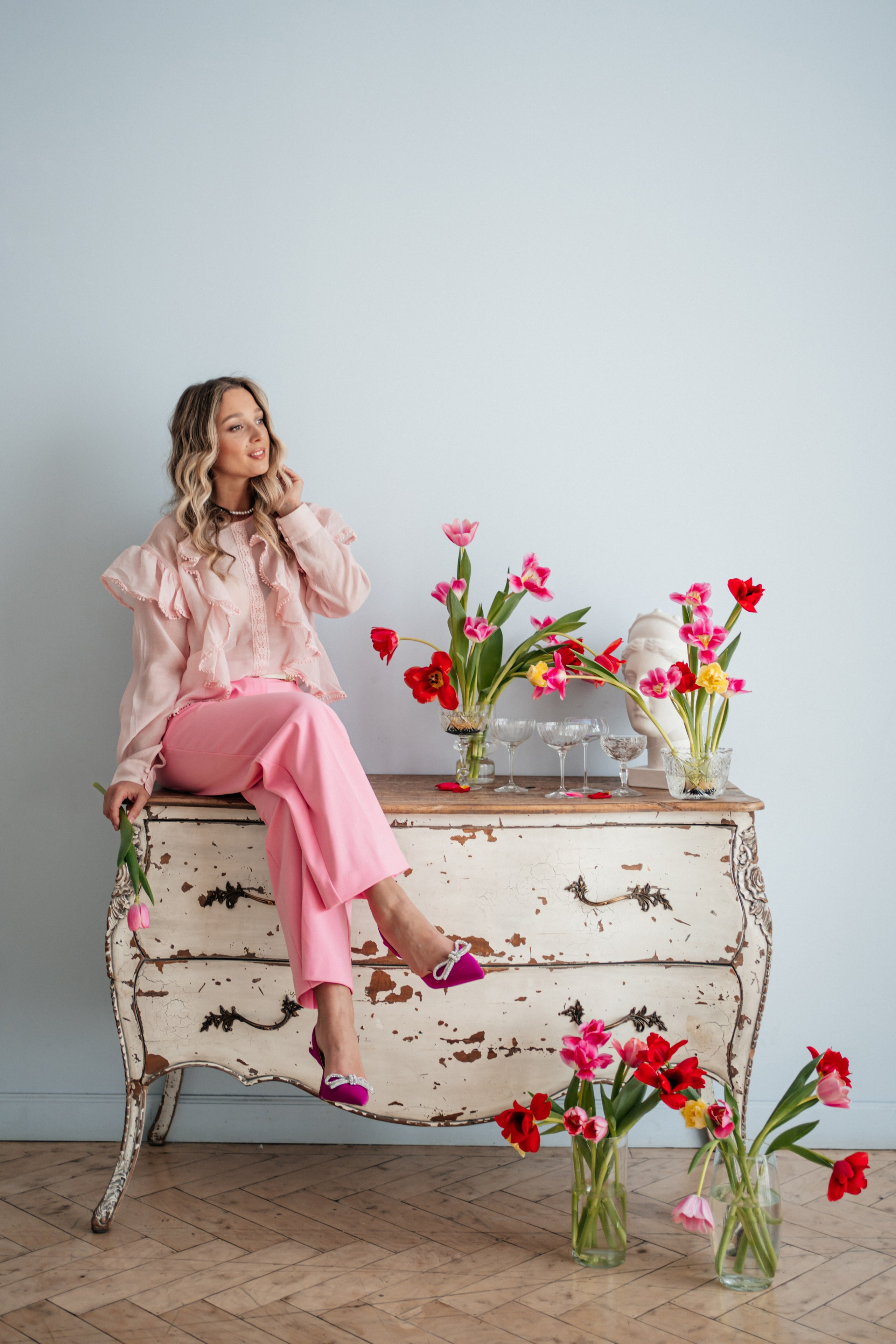 Цветочный фотодень, весна 24. Семейный фотограф, фотосессия беременности в Новосибирске Кристина Киб