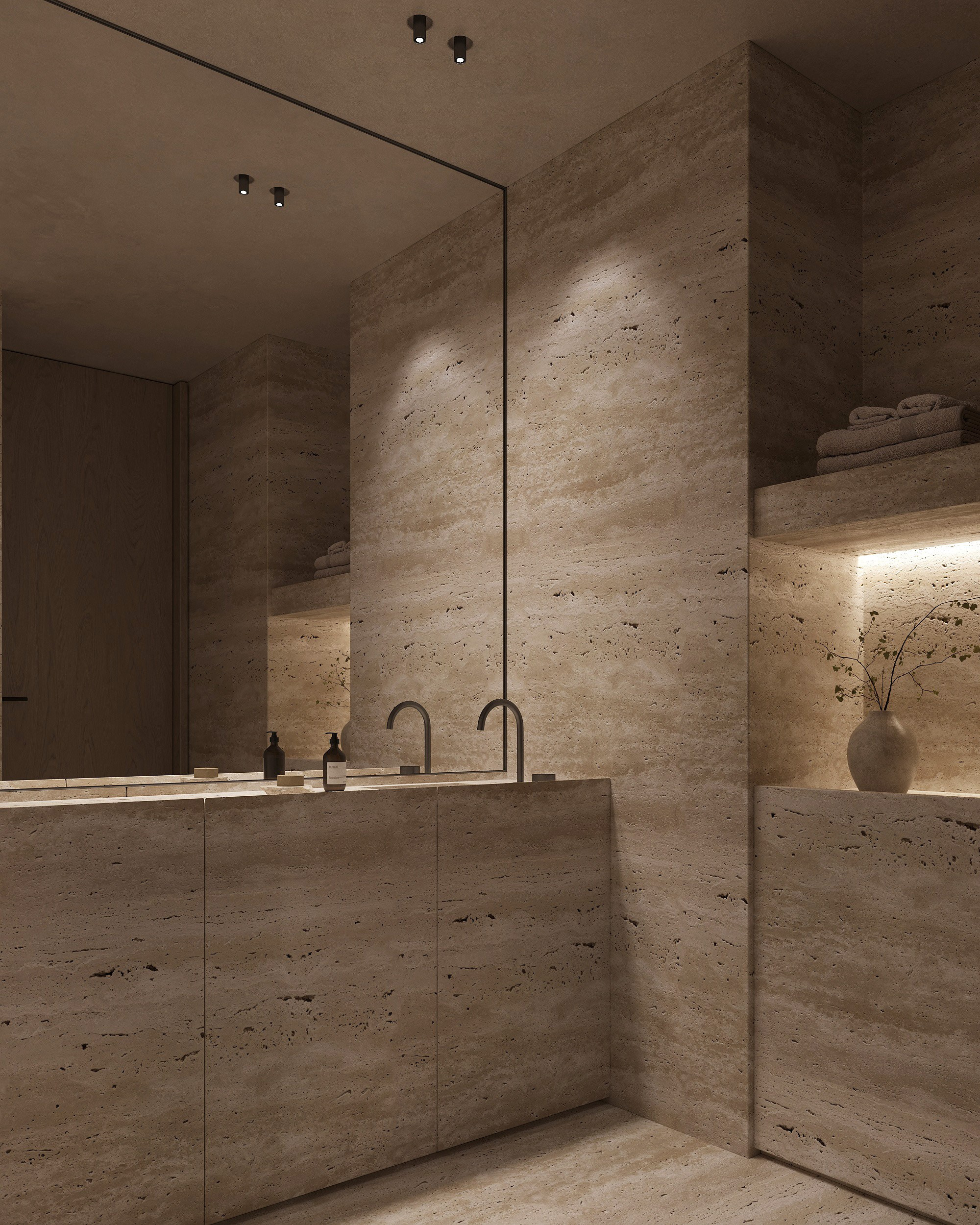 Villa C-34. Interior visualization