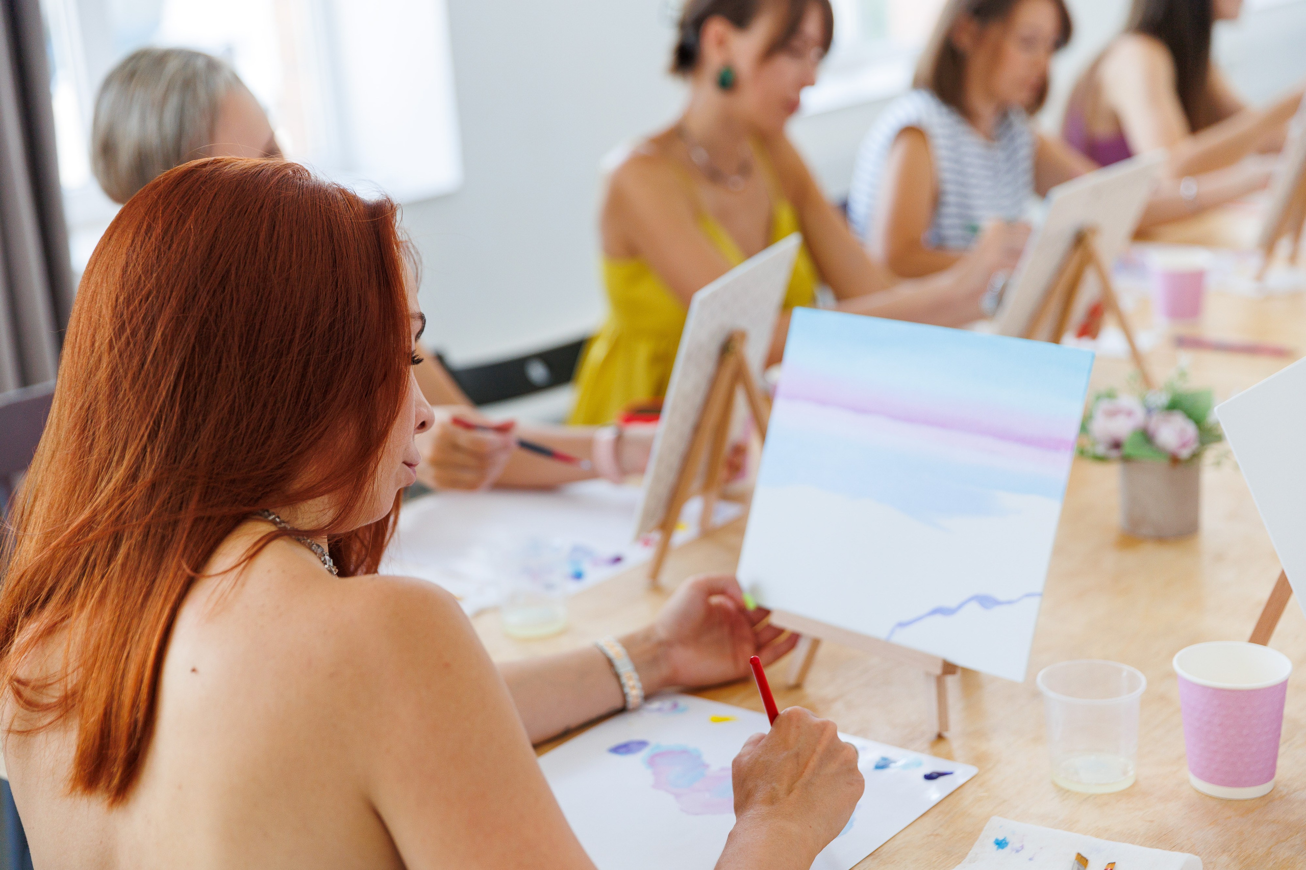 Девичник. МК по живописи. Фотограф Шейдаев Эмин г. Волгоград