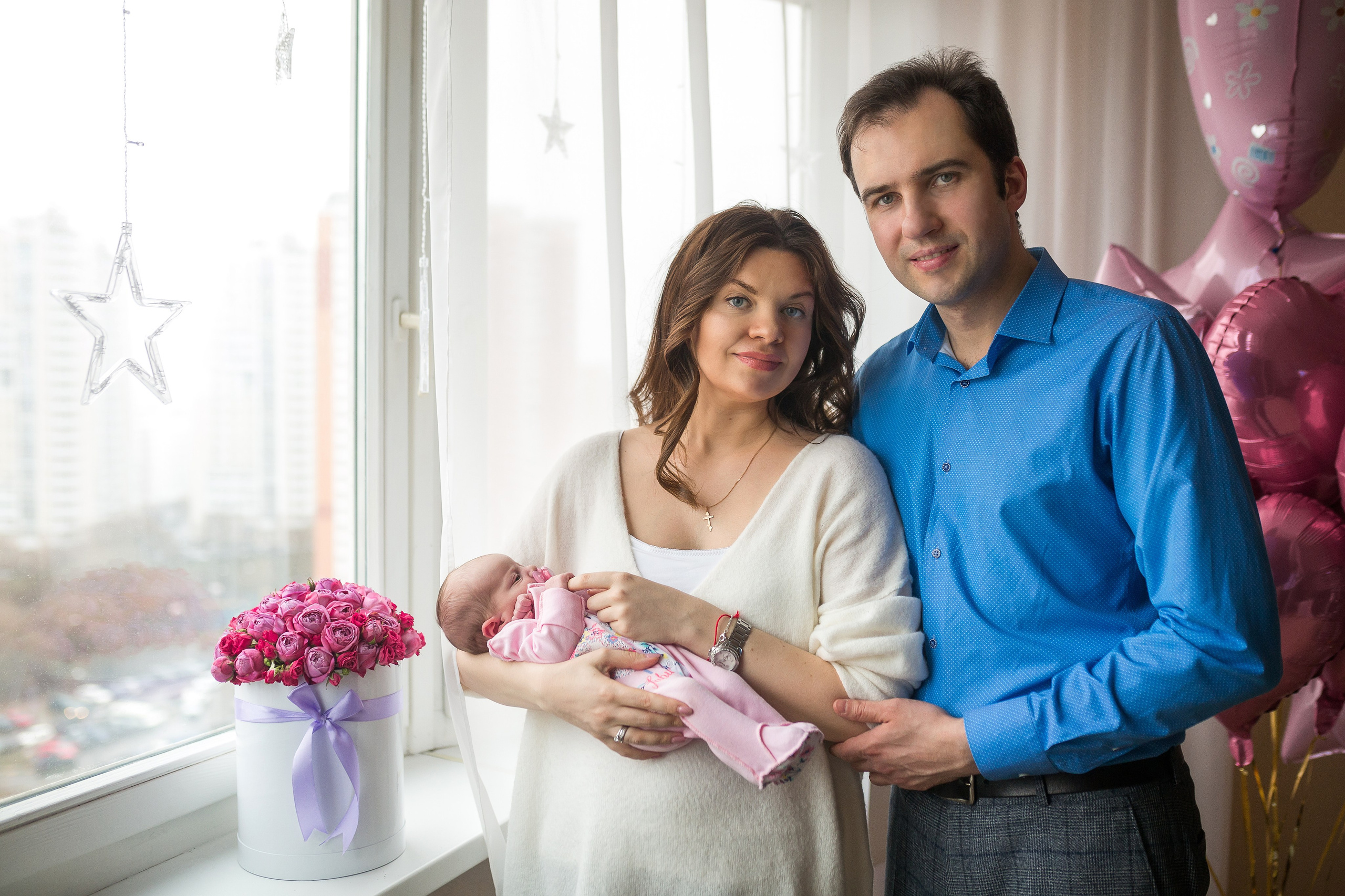 Выписка Маруси. Фотограф на Крещение, семейный фотограф в Москве