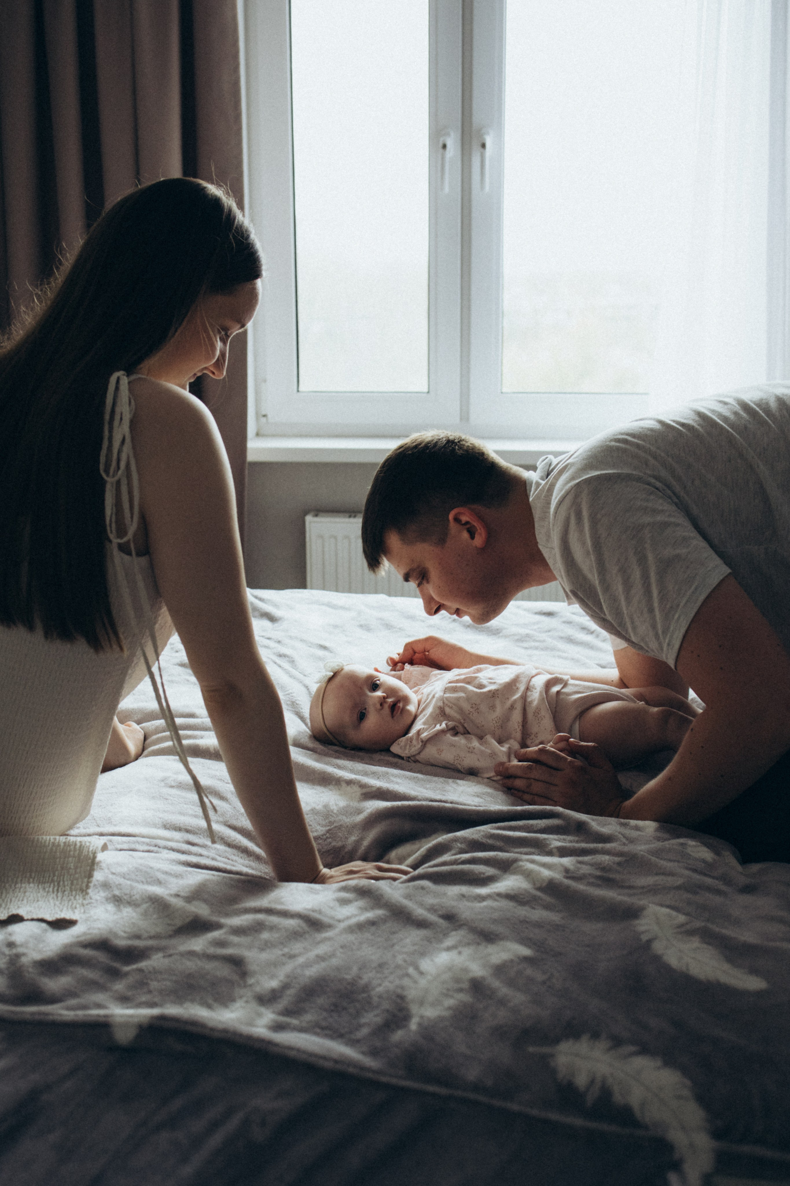 Домашняя съемка с ребенком до 1 года. Семейный фотограф в Минске — Алина Тиханович