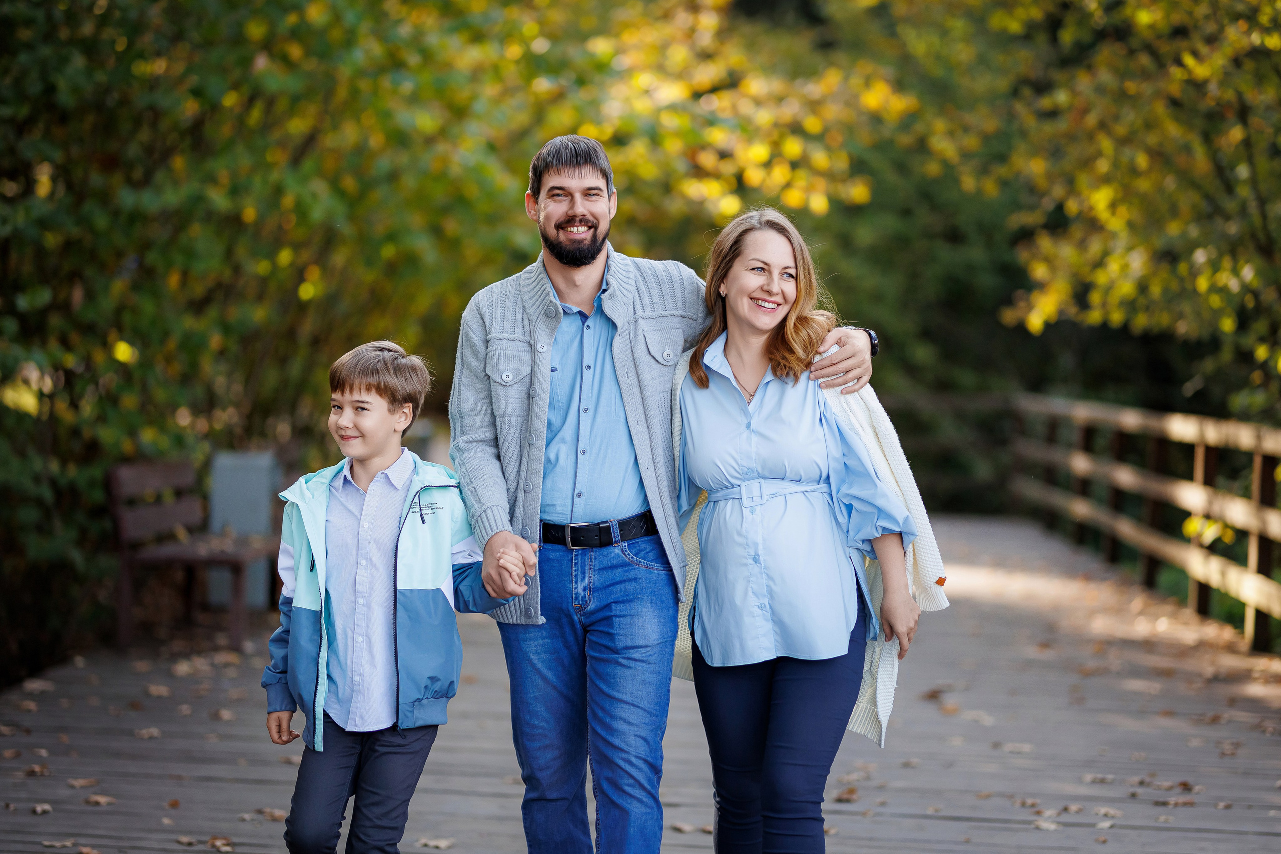 Екатерина, Алексей и Глеб, «В ожидании». Семейный и детский фотограф Комина Елена, Власиха, Одинцово