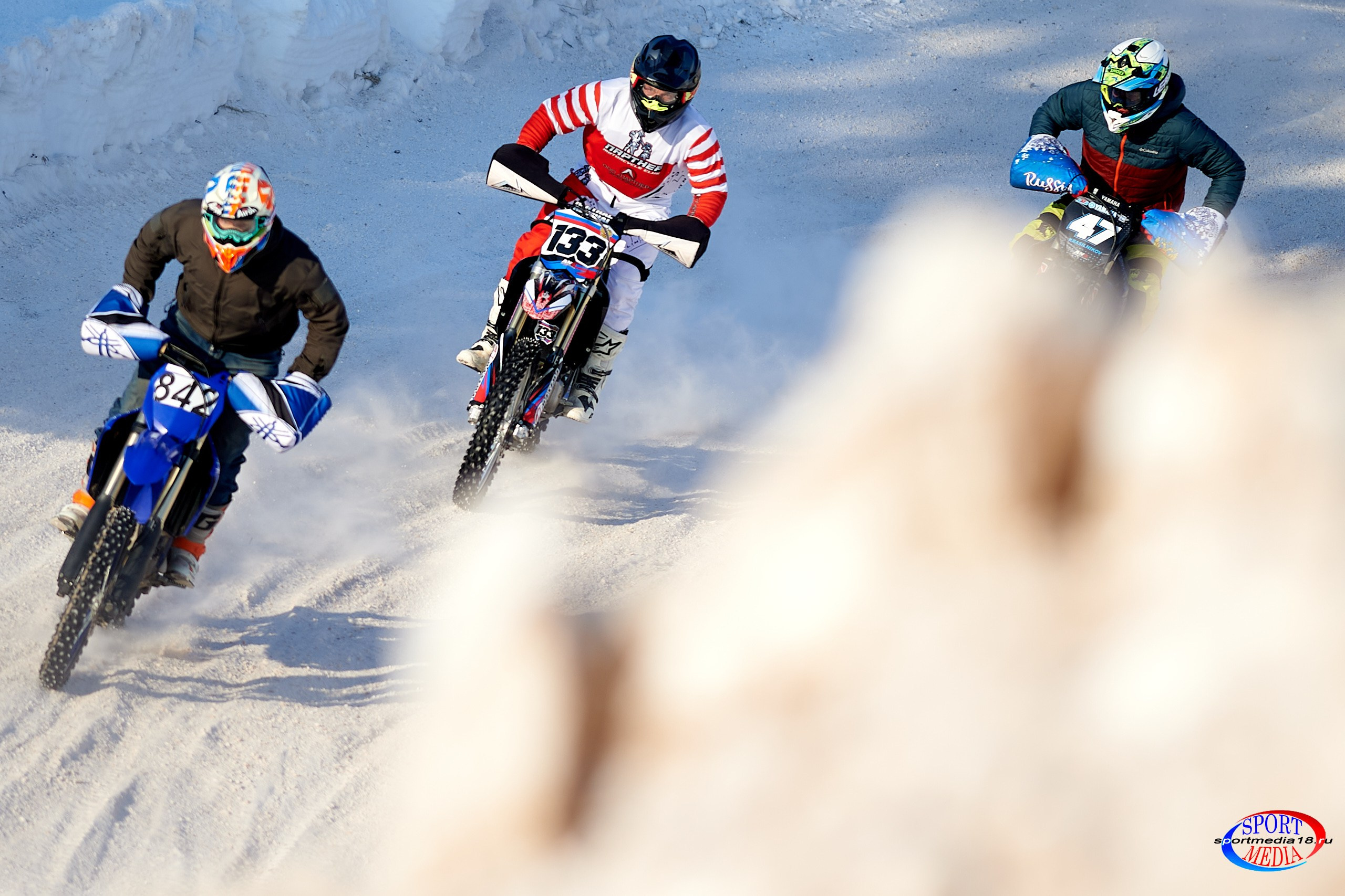 3 этап Кубка Удмуртской Республики по мотокроссу. Воткинск 23.02.2025. Спортивный репортажный фотограф в Ижевске Сергей Мерзляков