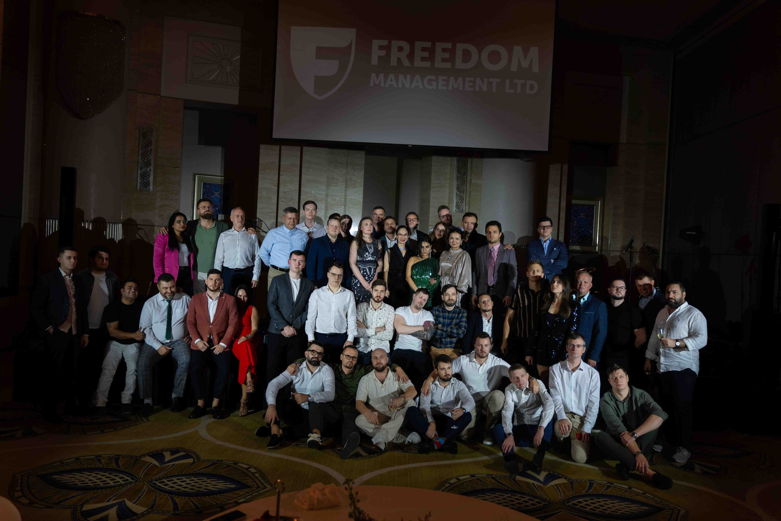 Новогодний корпоратив freedom management в St.Regis Abu Dhabi. Фотограф и видеограф в Москве и Абу Даби Мария Кулагина