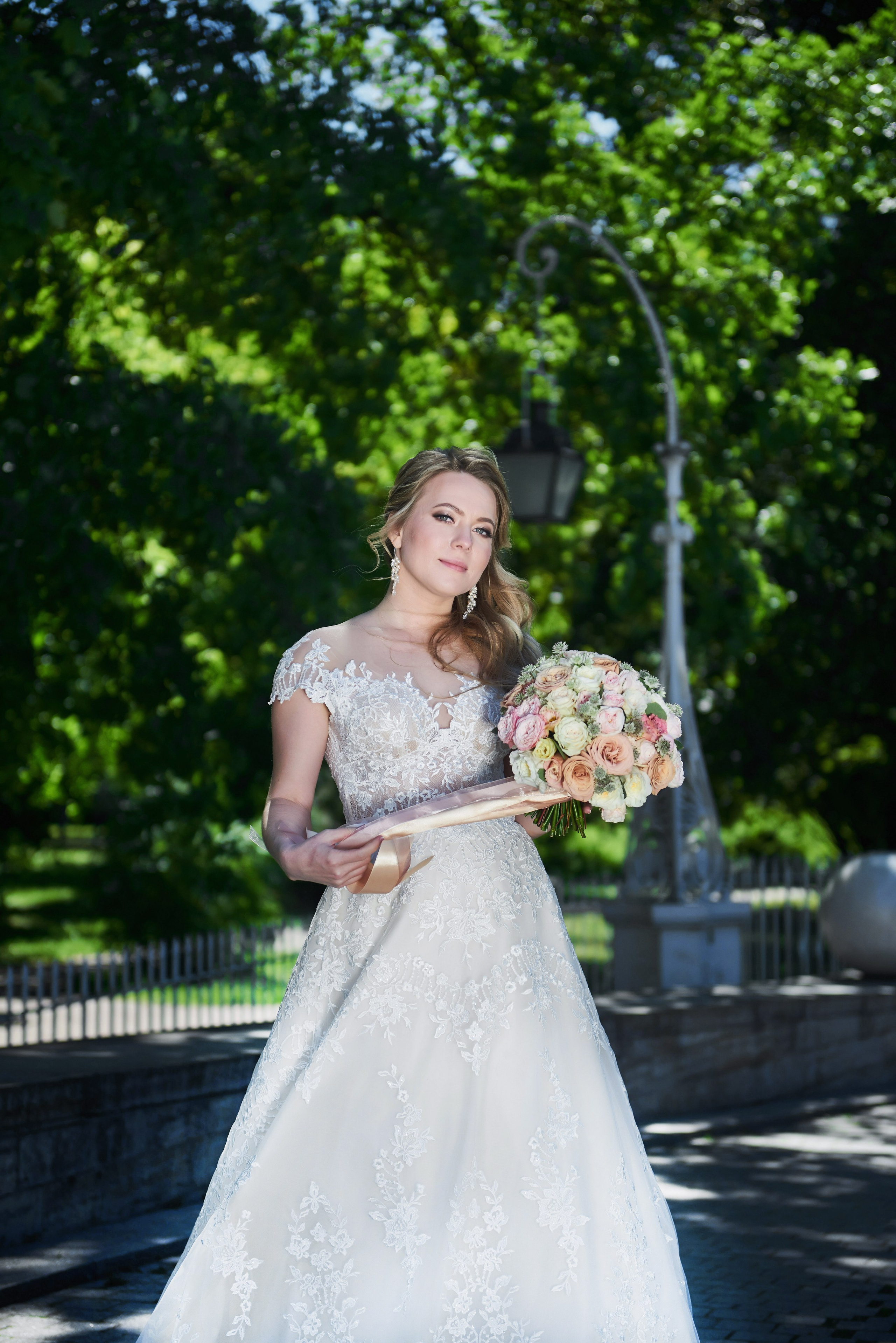 Юлия и Антон (Первый Дворец Бракосочетания, прогулка на Елагином острове). Портретный, семейный и свадебный фотограф в Санкт-Петербурге и в Пушкине Ширяев Денис