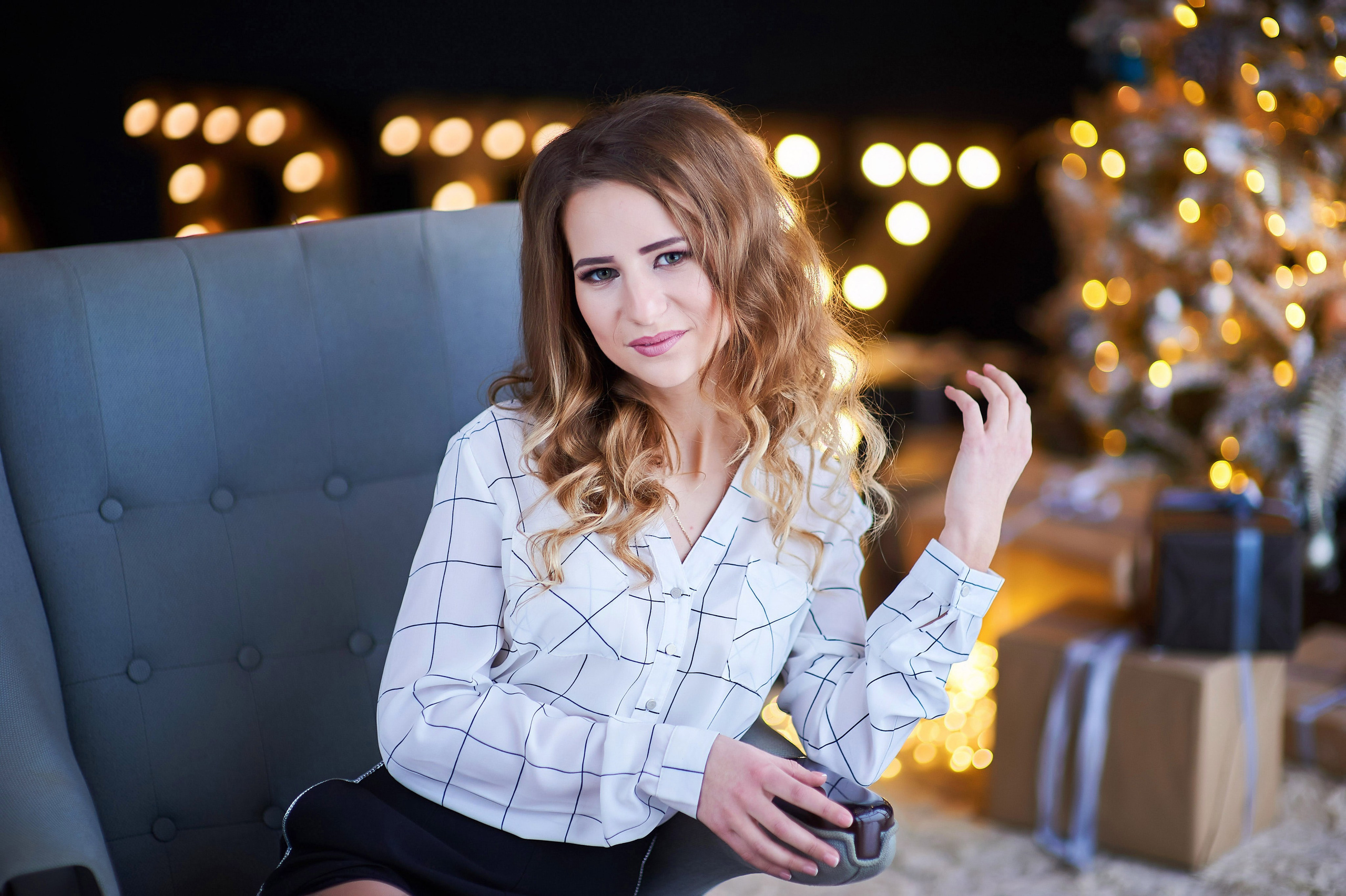 Лучший подарок под ёлкой. Портретный, семейный и свадебный фотограф в Санкт-Петербурге и в Пушкине Ширяев Денис