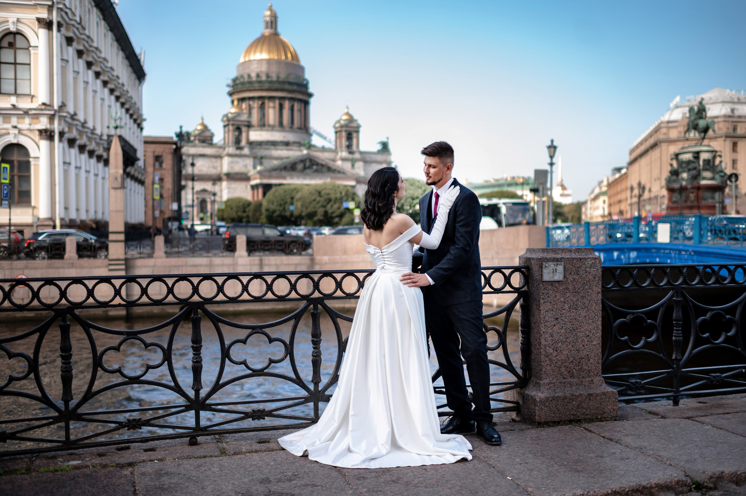 Камерная свадьба в Первом Дворце Бракосочетания №1 на Английской набережной Яны и Евгения. Портретный, семейный и свадебный фотограф в Санкт-Петербурге и в Пушкине Ширяев Денис