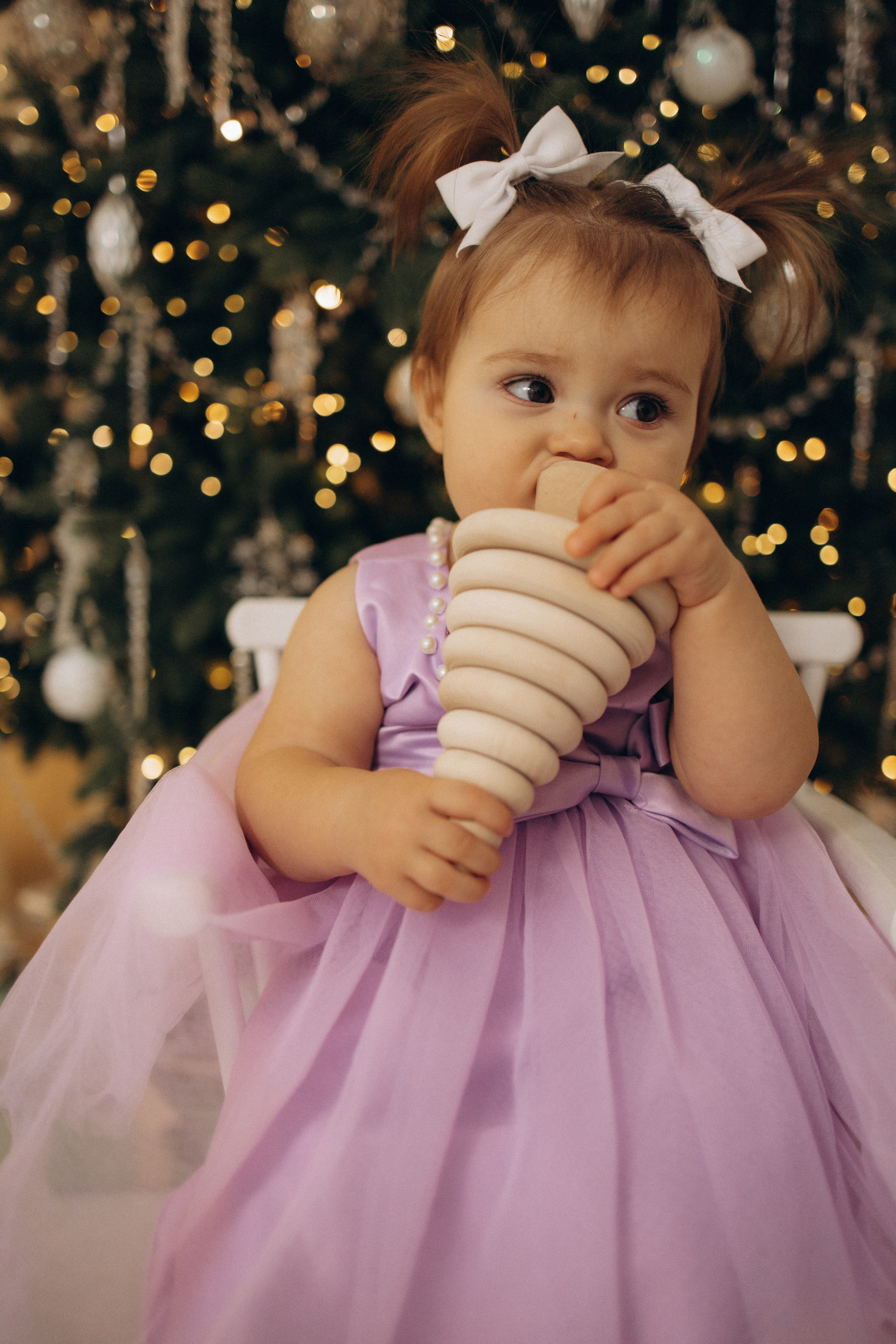 Новый год маленькой Анечки. Семейный фотограф в Москве Анастасия Шалда