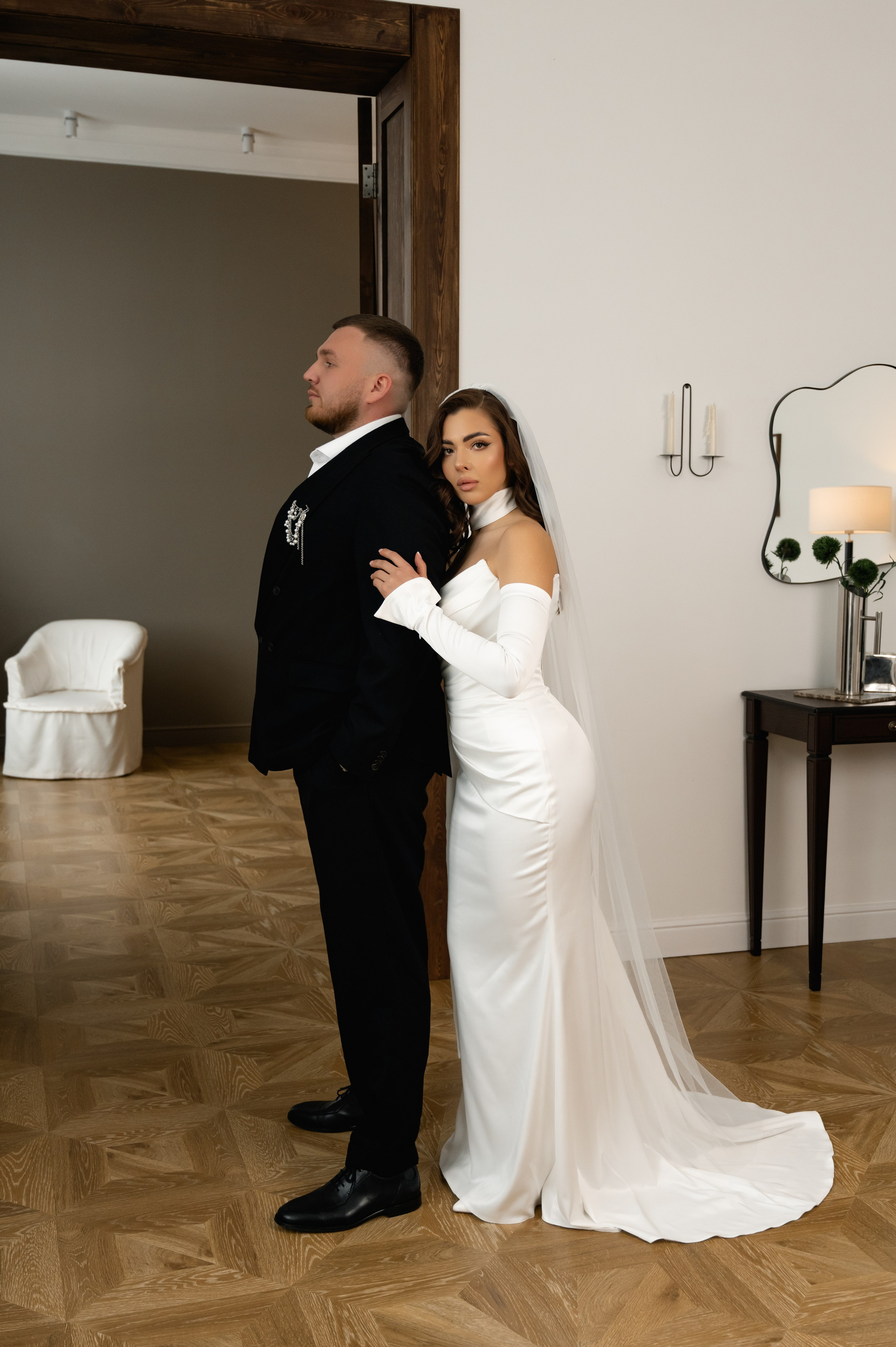 Свадебная фотосессия в студии. Свадебный и семейный фотограф в Краснодаре Алина Мельник