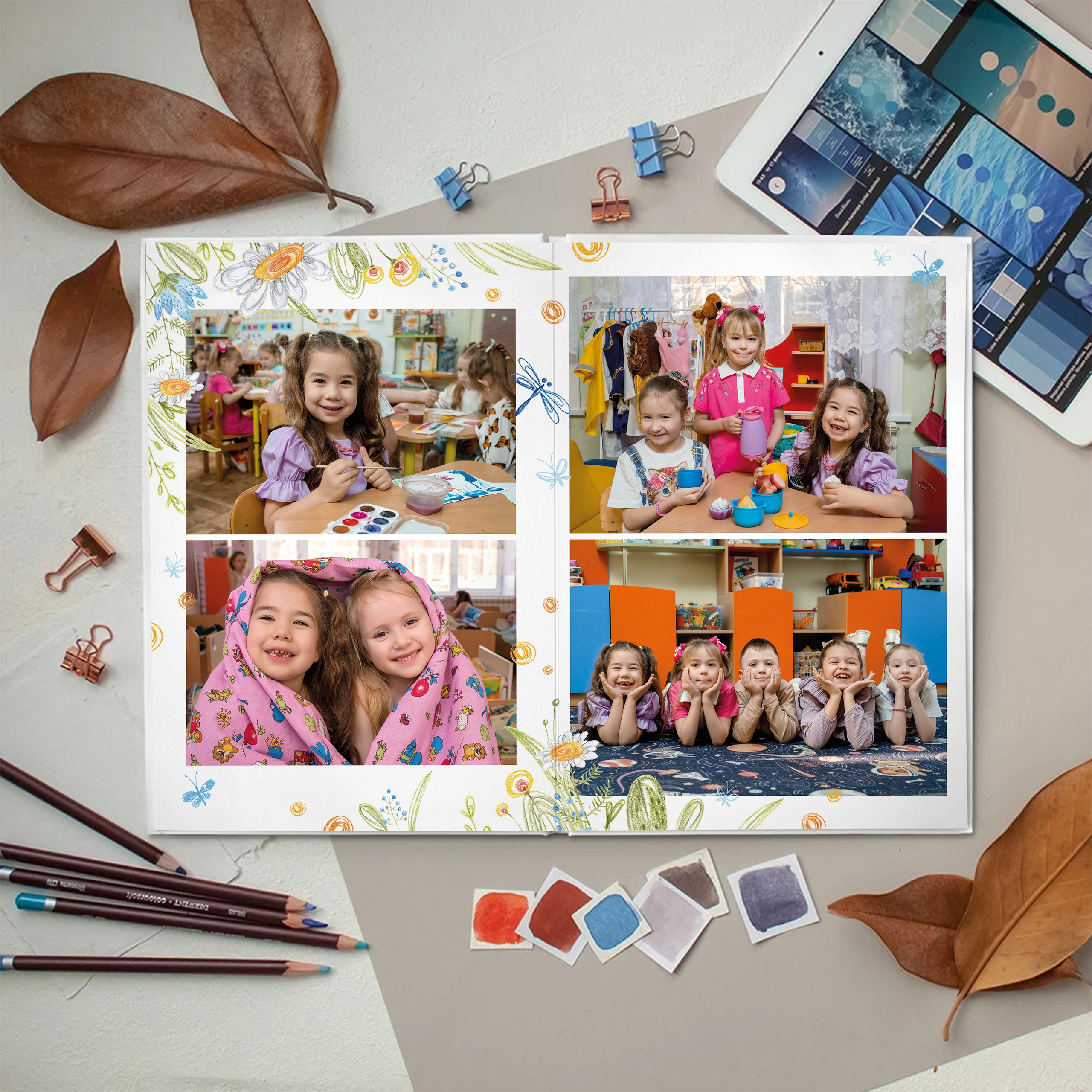 Цветы. АльPix ДСад. Выпускные альбомы для детского сада в Кабанском районе и г. Улан-Удэ