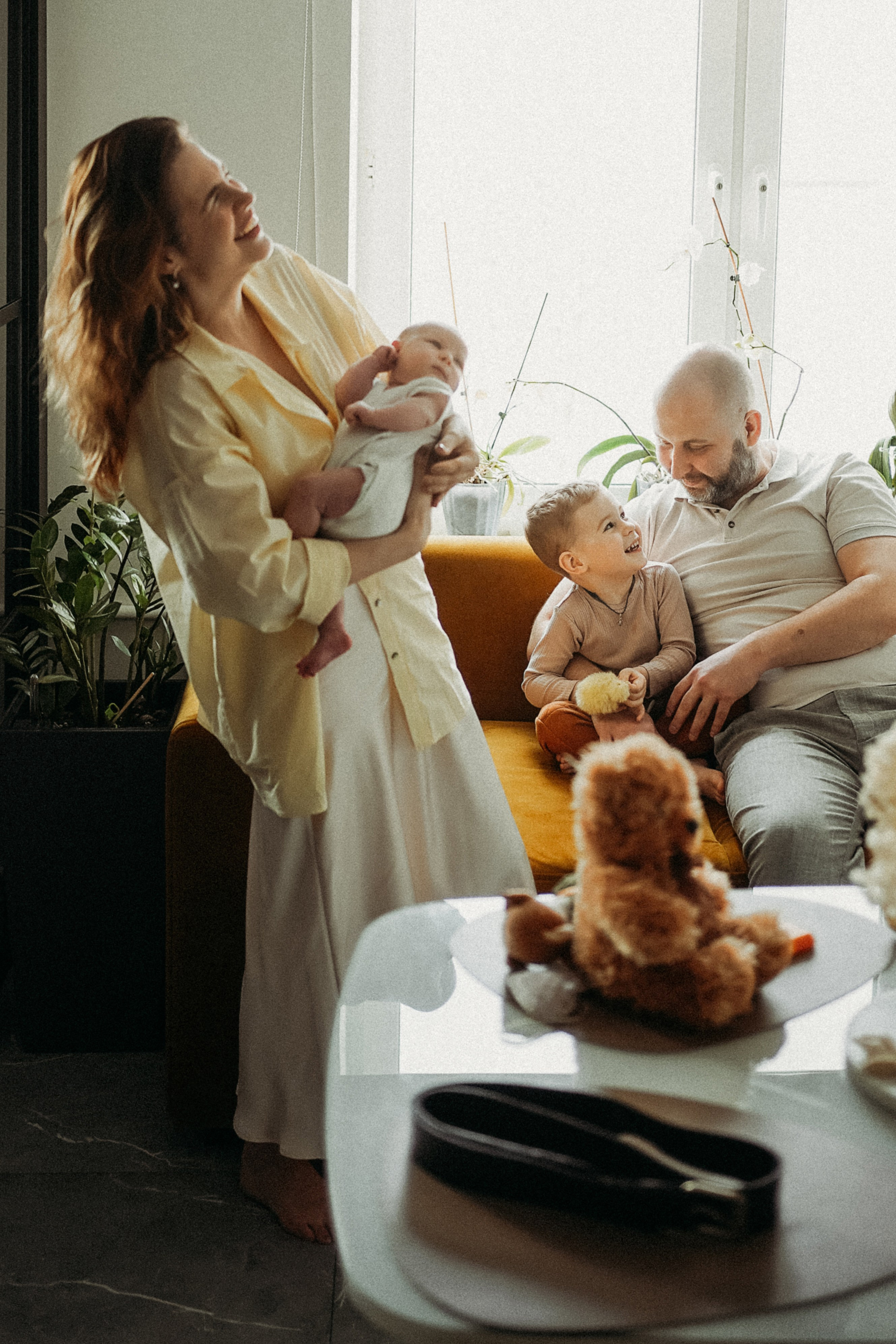 Елена, Андрей и малыши. Фотограф Наталья Колганова
