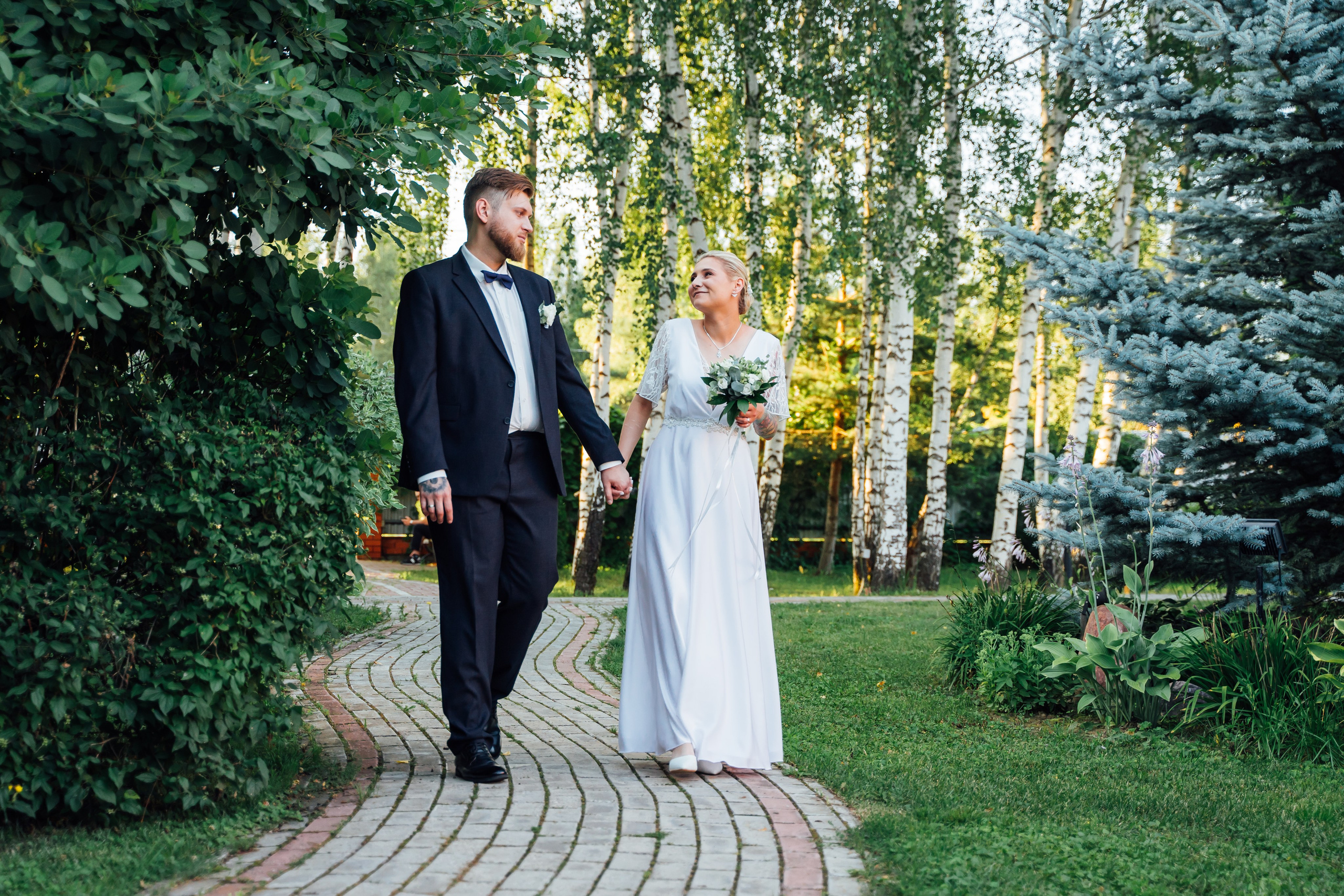 Дмитрий и Елизавета — свадебный день 25.07.2025. Свадебный фотограф в Коломне, Воскресенске, Егорьевске Владимир Петров