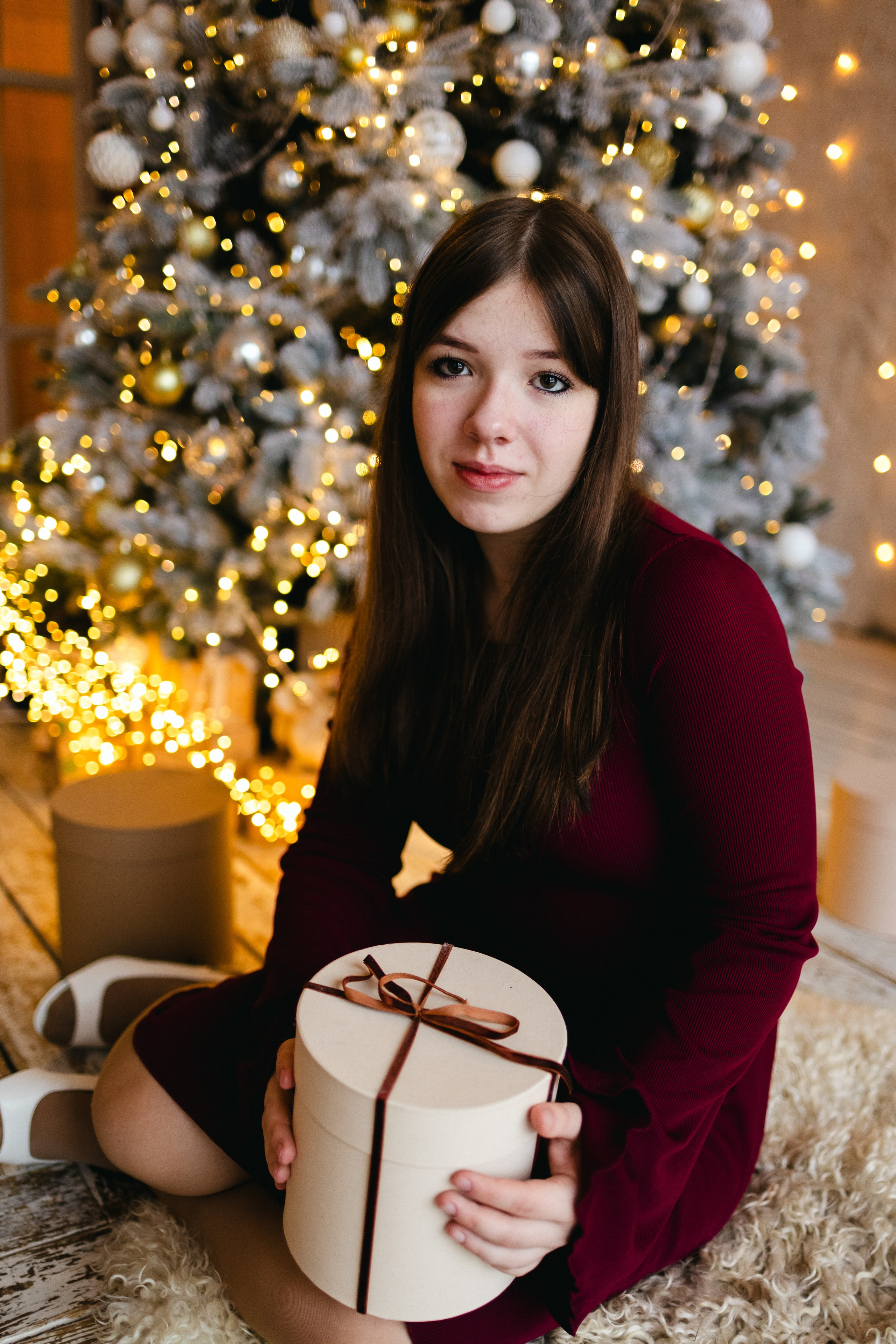 Новогодняя семейная с малышом. Семейный фотограф г. Тюмень