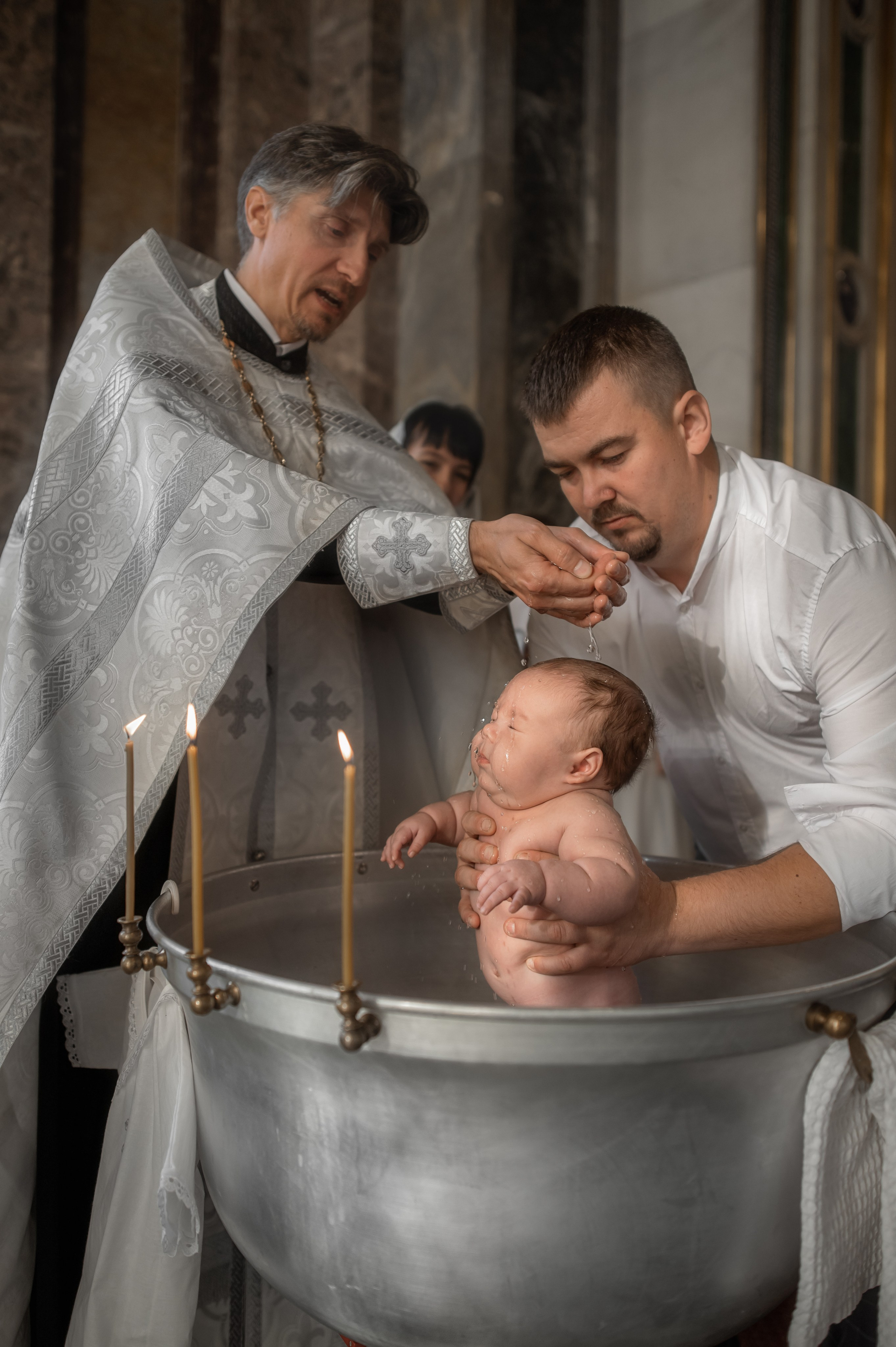 Крещение в Исаакиевском соборе. Фотограф на крещение и венчание, семейный фотограф в Санкт-Петербурге