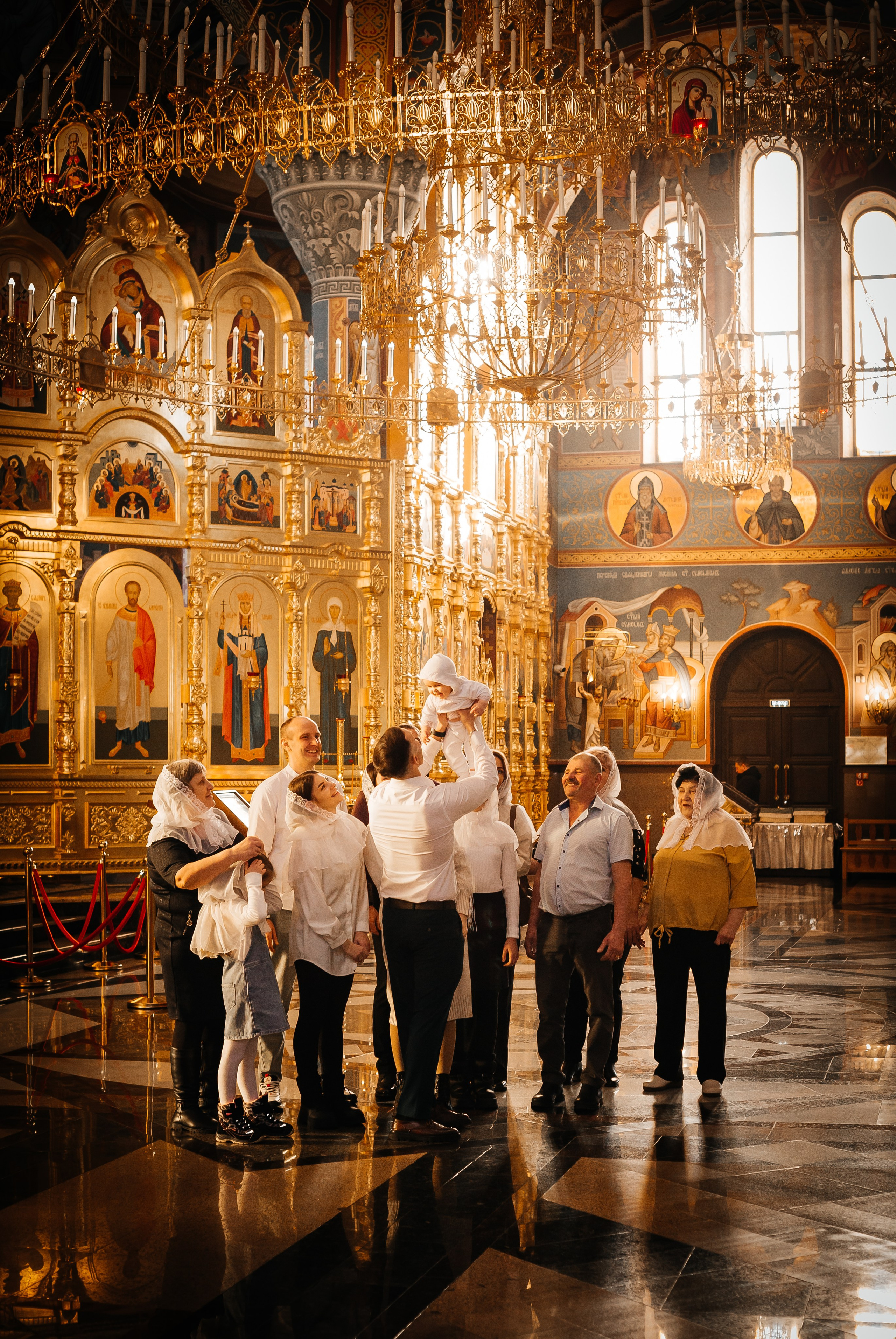 Таинство крещения. Фотограф Мария Новоселова. Сургут