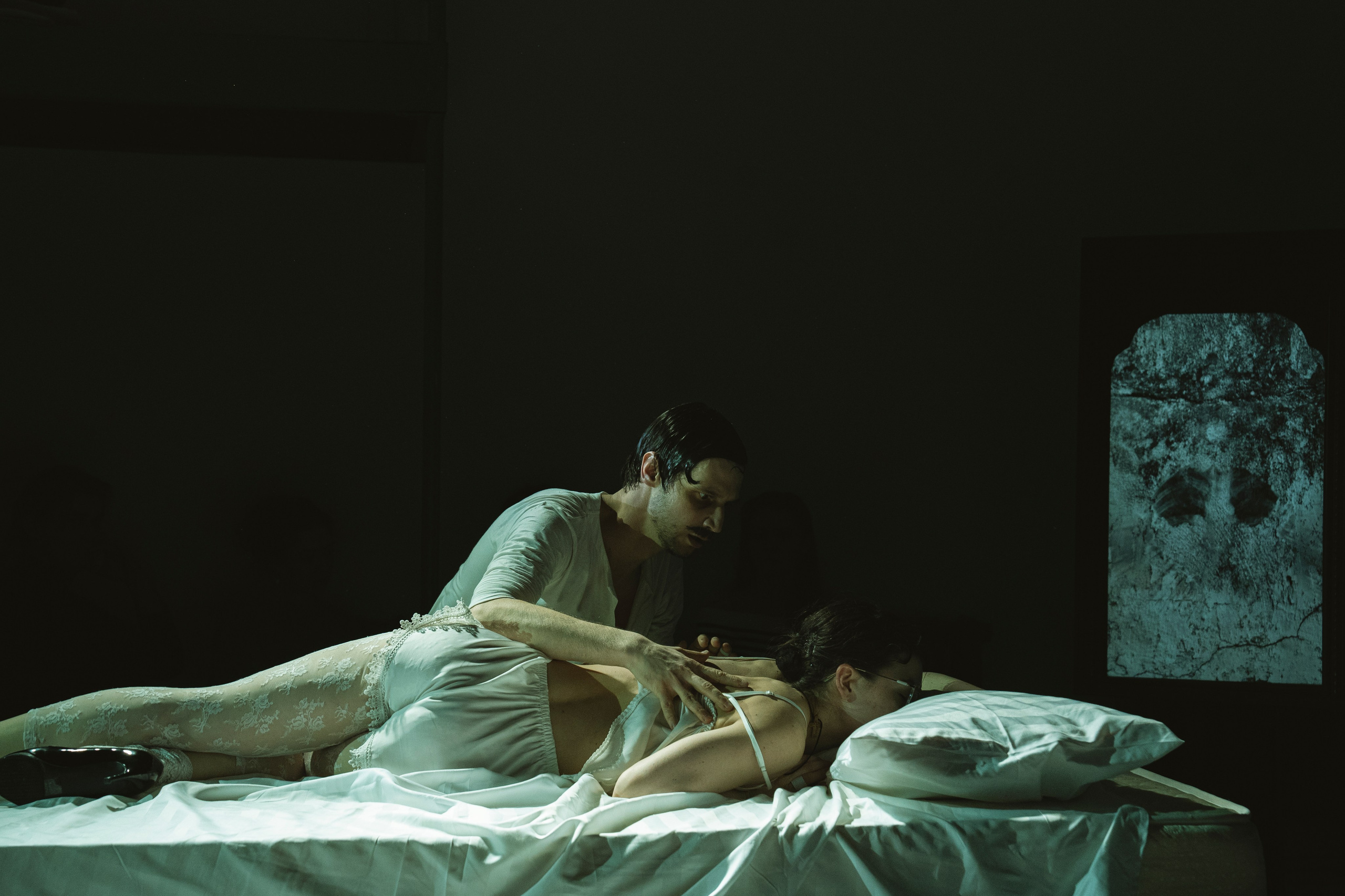 Кроткая. Монтаж. Реж. Артем Злобин. A Gentle Creature, dir. Artem Zlobin. Фотограф Ирина Соколенко Санкт-Петербург