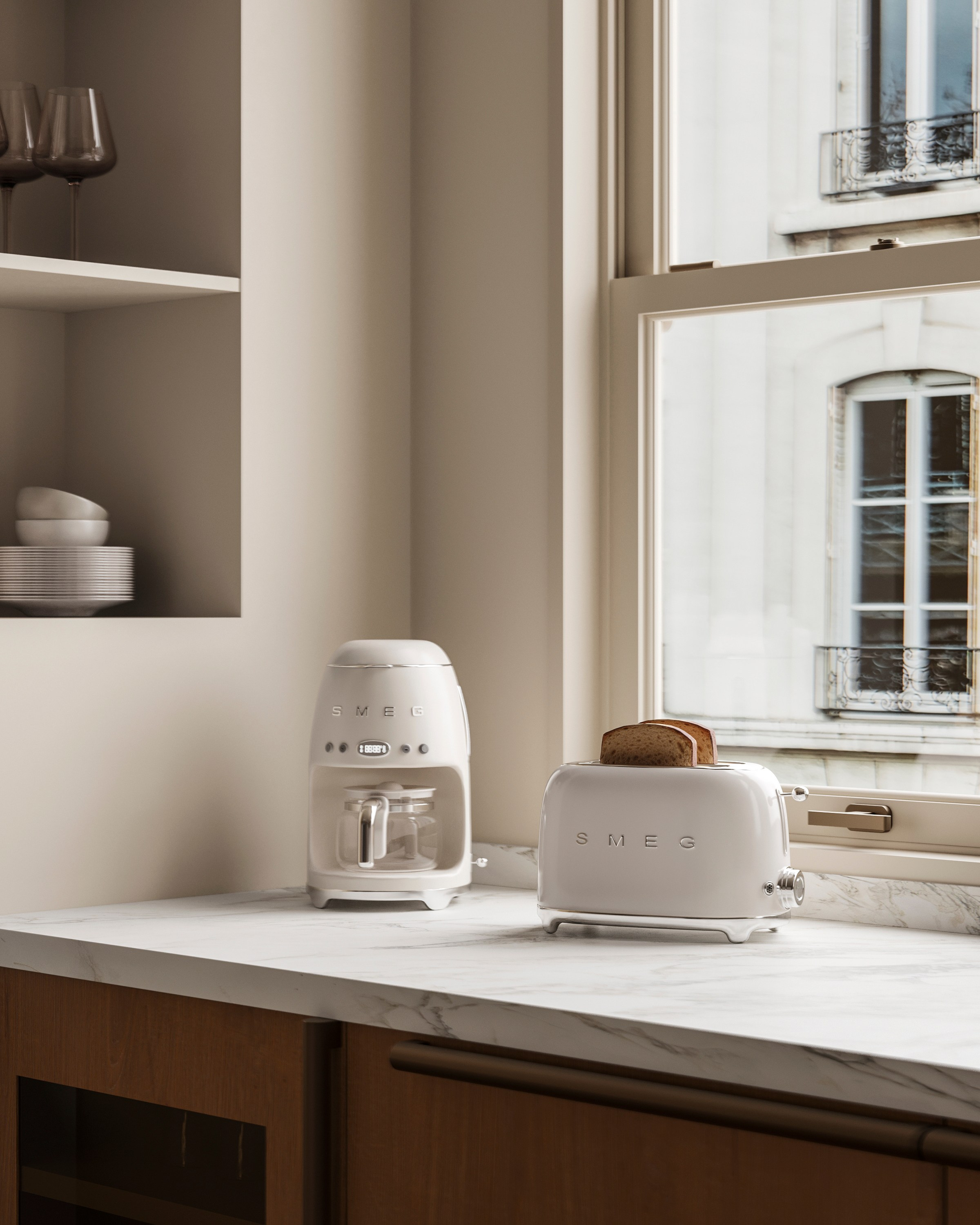 WARM KITCHEN | RENDERCAMP WORKSHOP. Interior Visualization by Valerie Stetyukevich