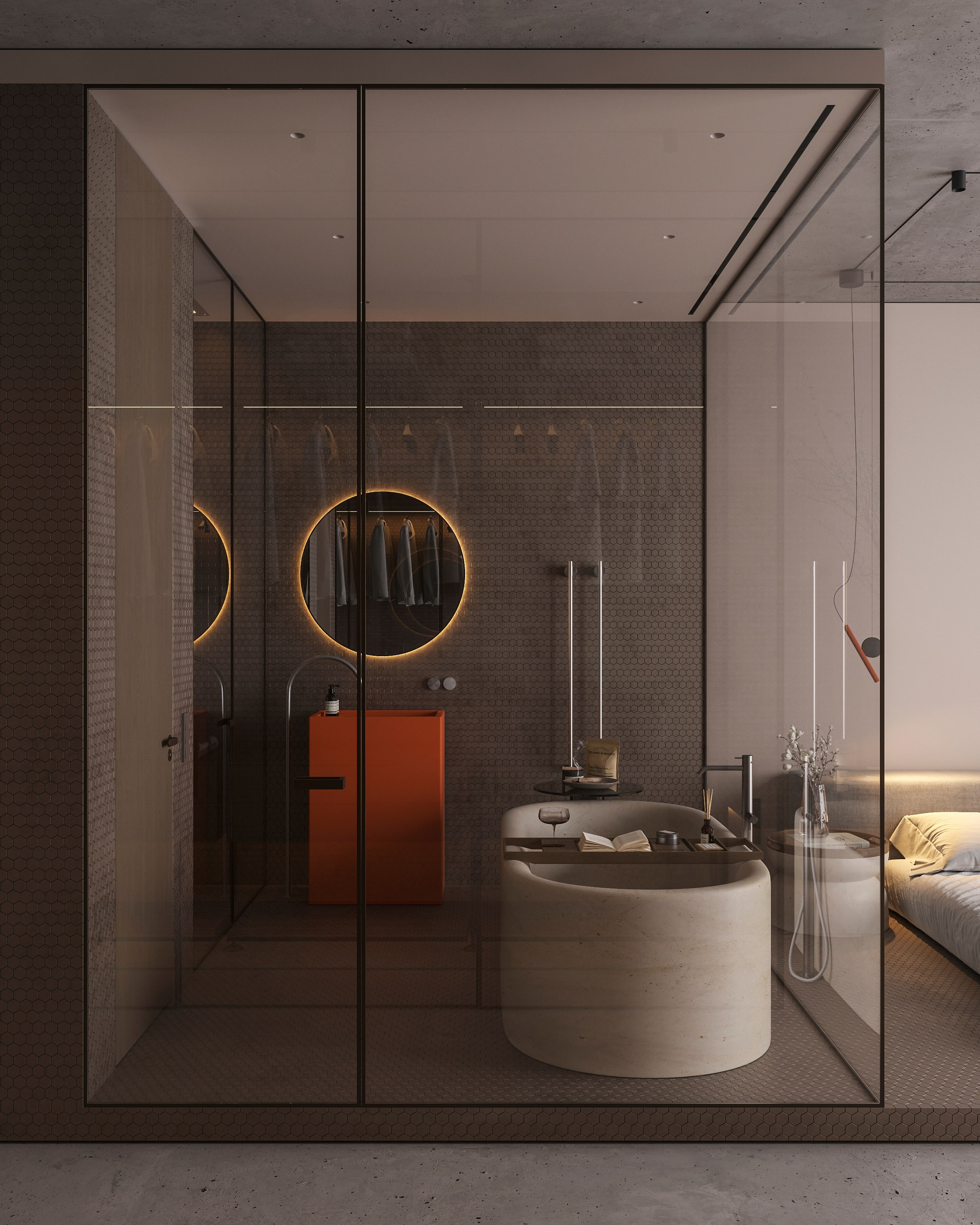 LUXURIOUS SIMPLICITY | BEIGE CONCEPT. Interior Visualization by Valerie Stetyukevich