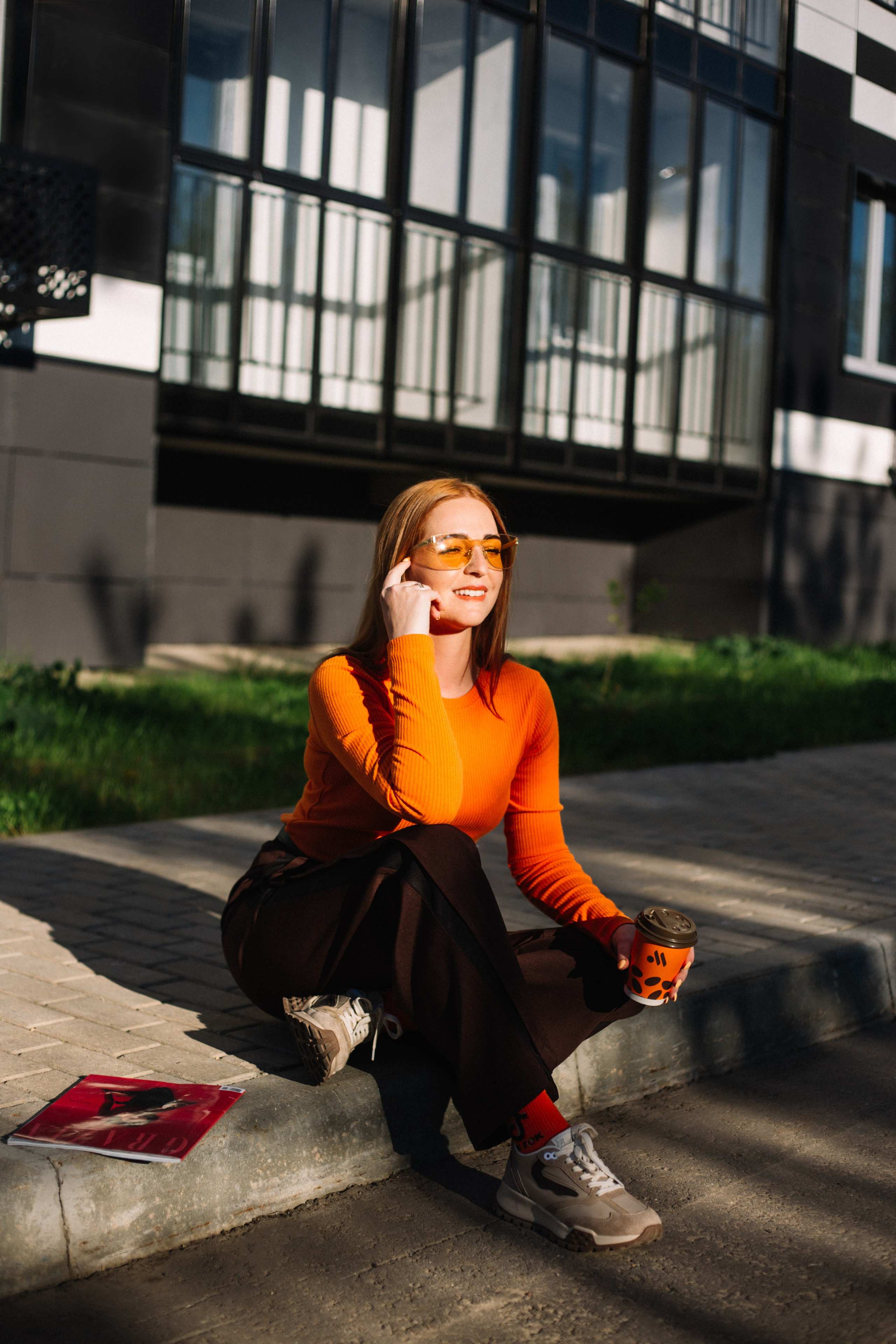 Аня, фотопрогулка в стиле VOGUE. Фотограф Дмитров и МО Валентина Халикова