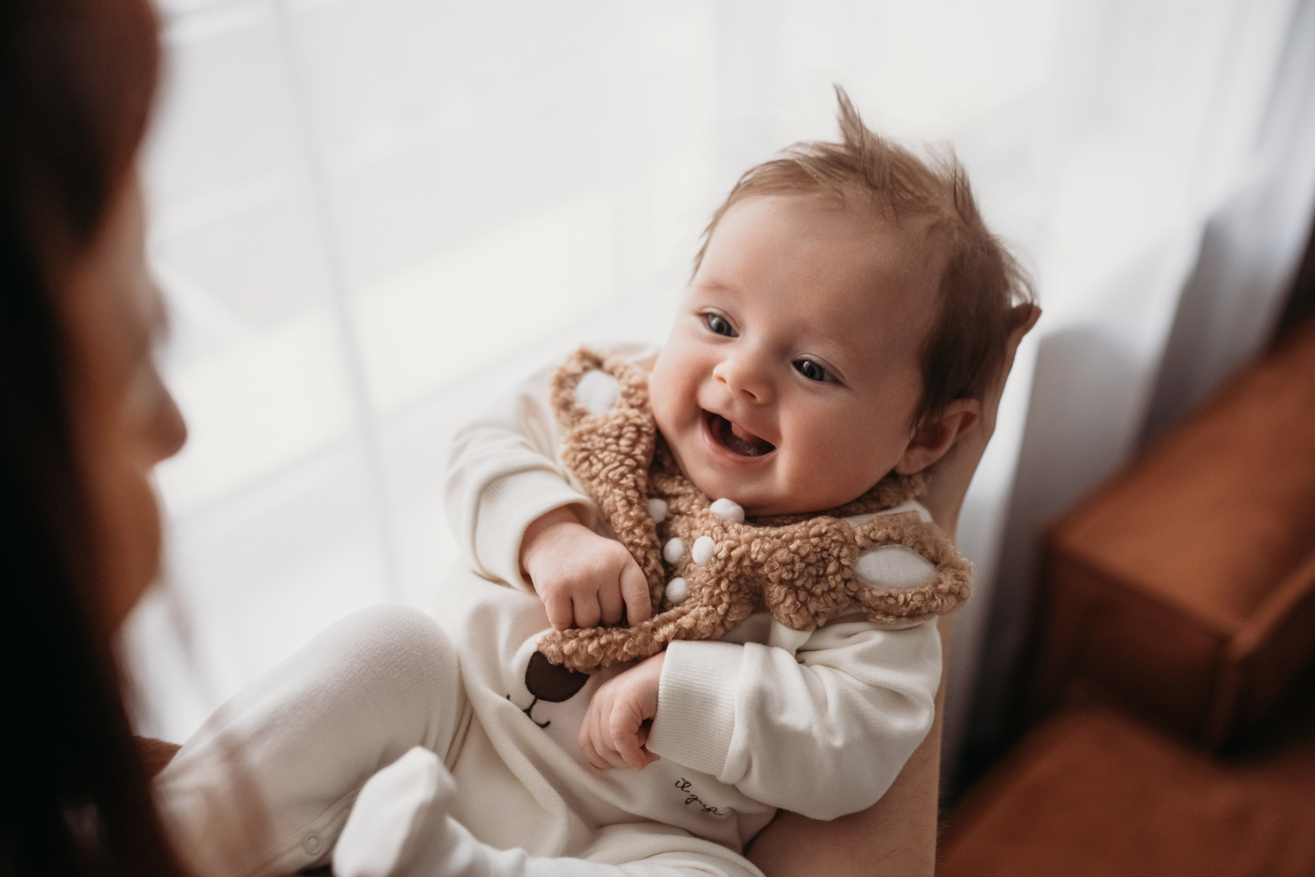 3-4 месяца. Фотограф Новорожденных в Москве. Семейные истории в стиле LIFE