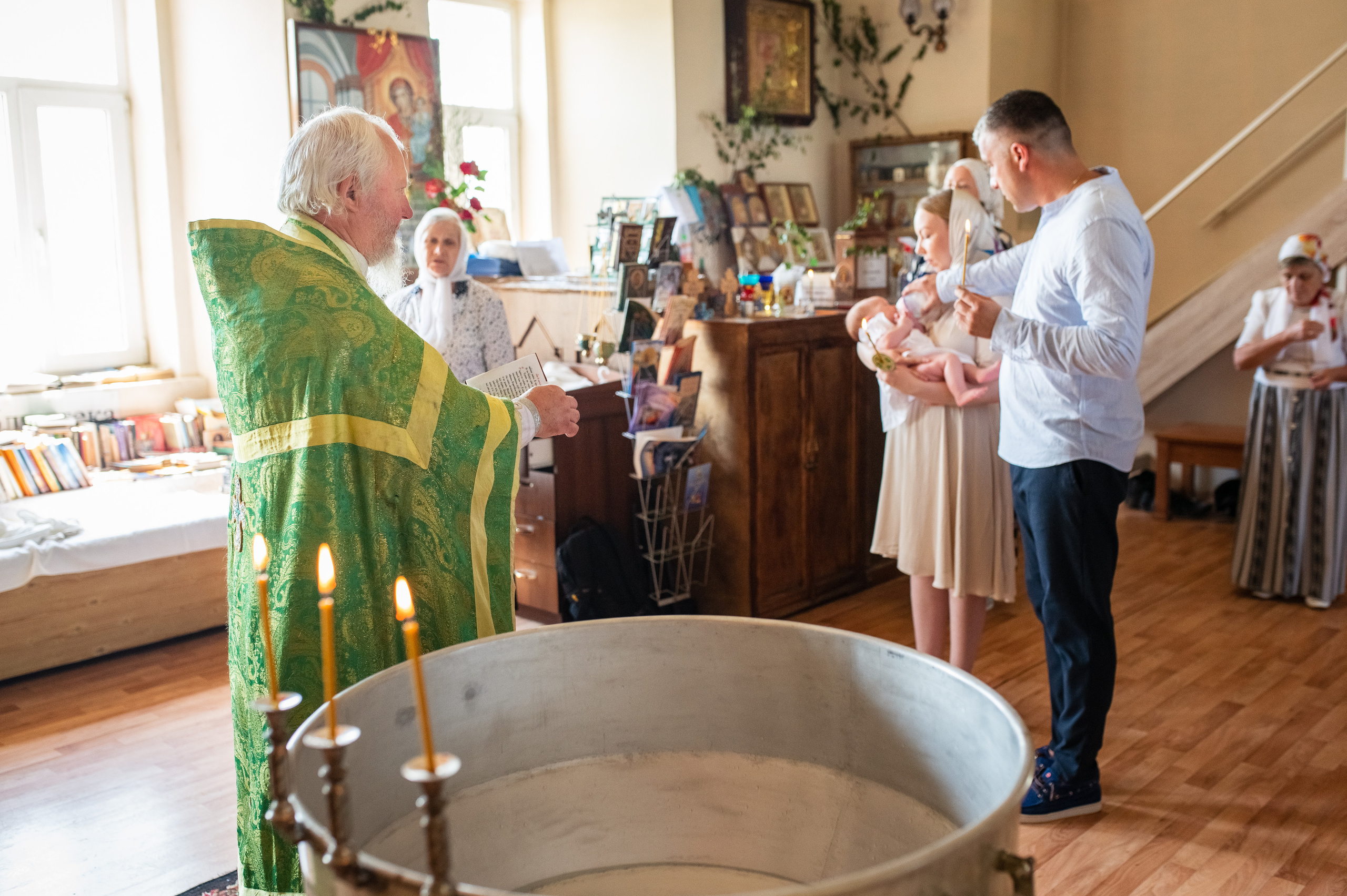 Крещение Александры ////Церковь Николая Чудотворца. Семейный и детский фотограф в Туле
