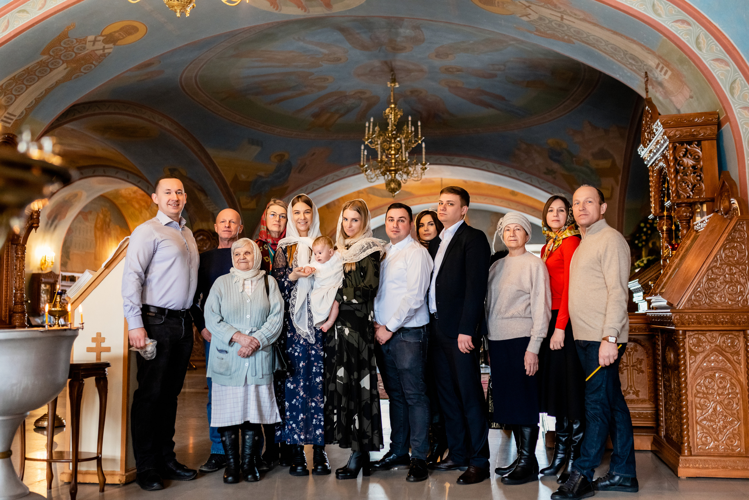 Крещение Михаила //// Кафедральный собор Успения Пресвятой Богородицы. Семейный и детский фотограф в Туле