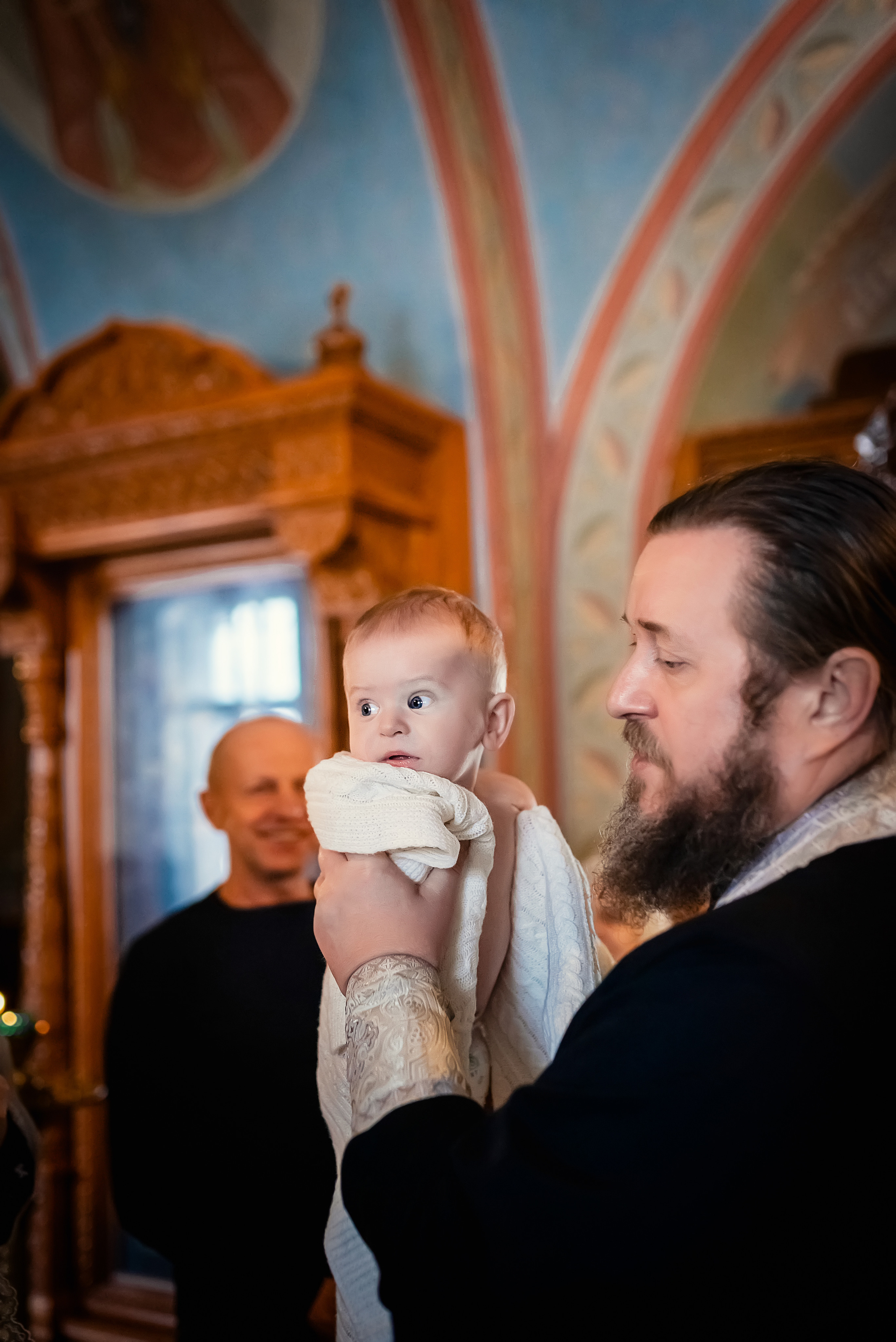 Крещение Михаила //// Кафедральный собор Успения Пресвятой Богородицы. Семейный и детский фотограф в Туле