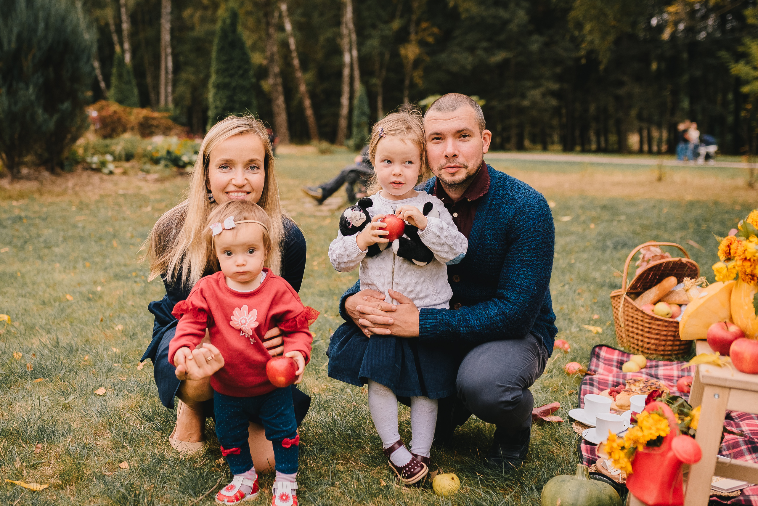 Осенний пикник. Семейный и детский фотограф в Туле