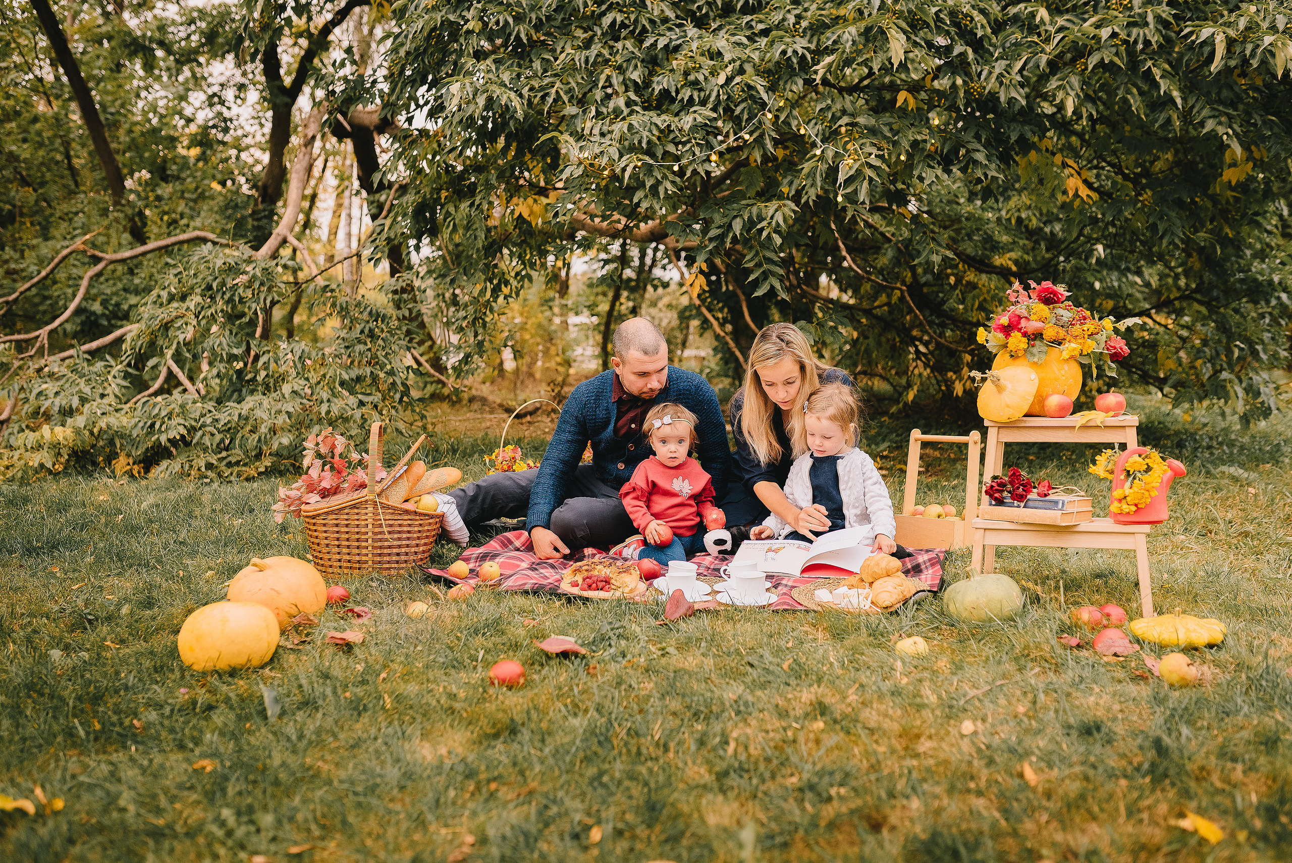 Осенний пикник. Семейный и детский фотограф в Туле
