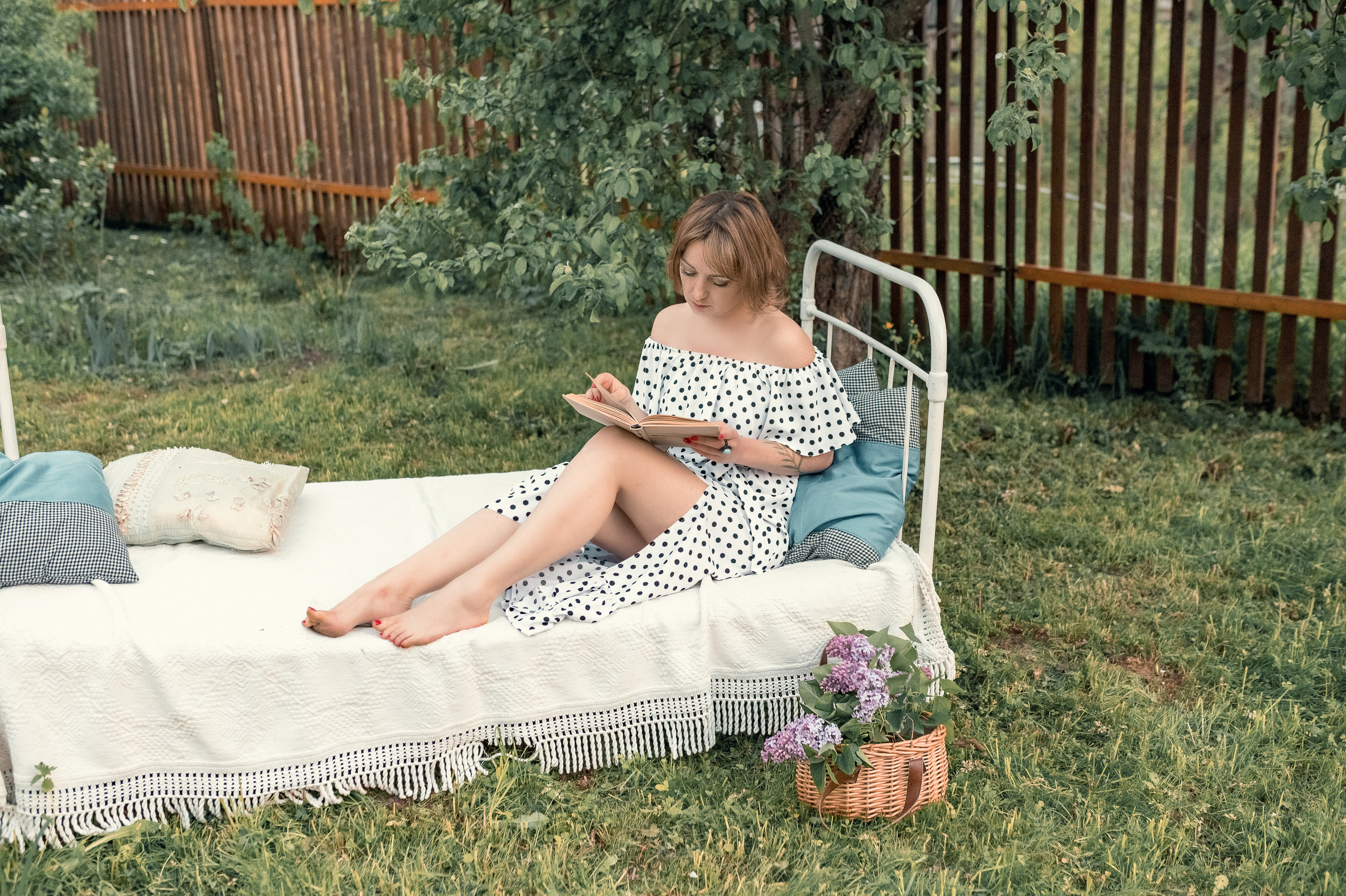 Летний вечер на даче. Семейный и детский фотограф в Туле