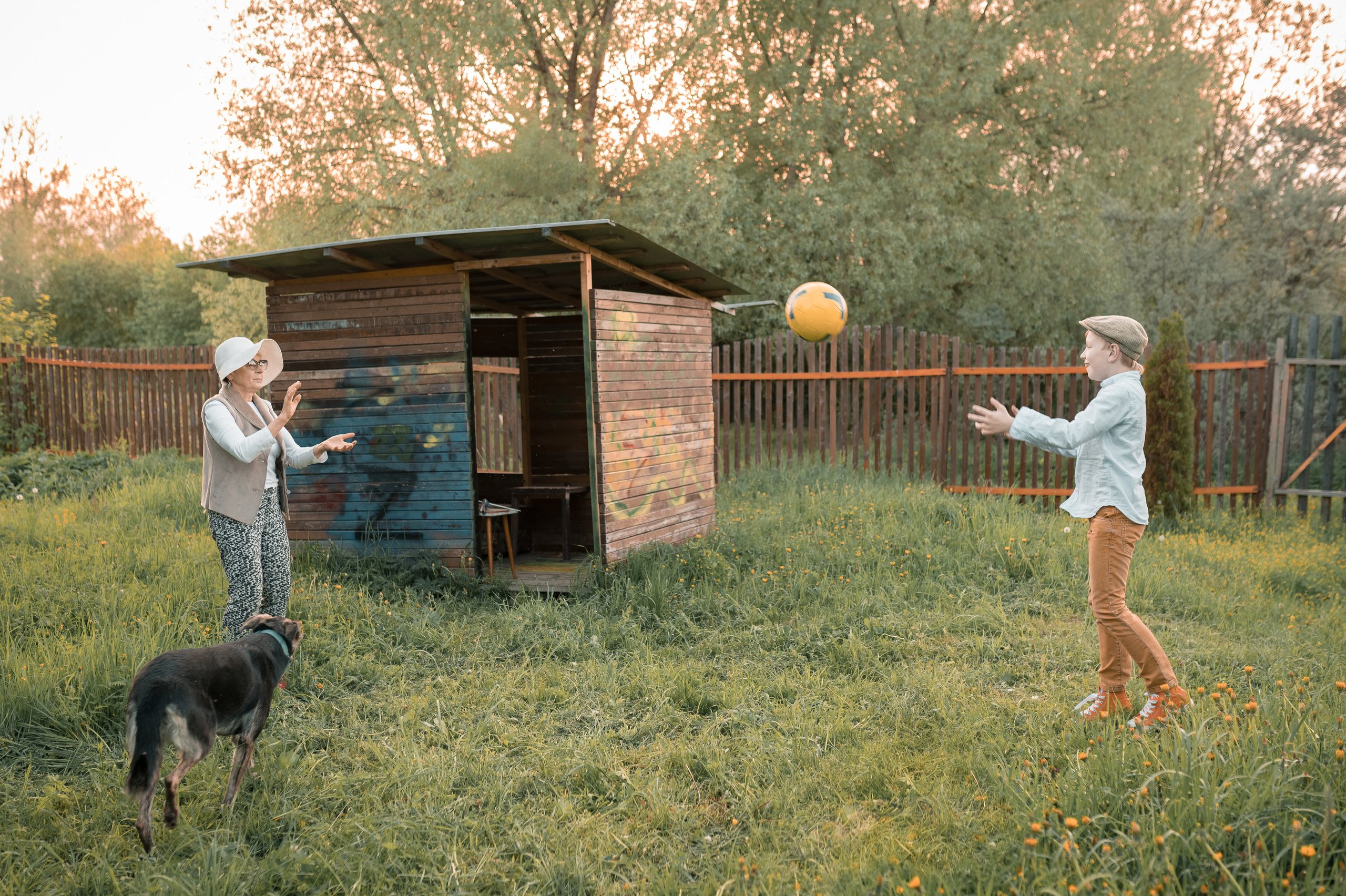 Летний вечер на даче. Семейный и детский фотограф в Туле