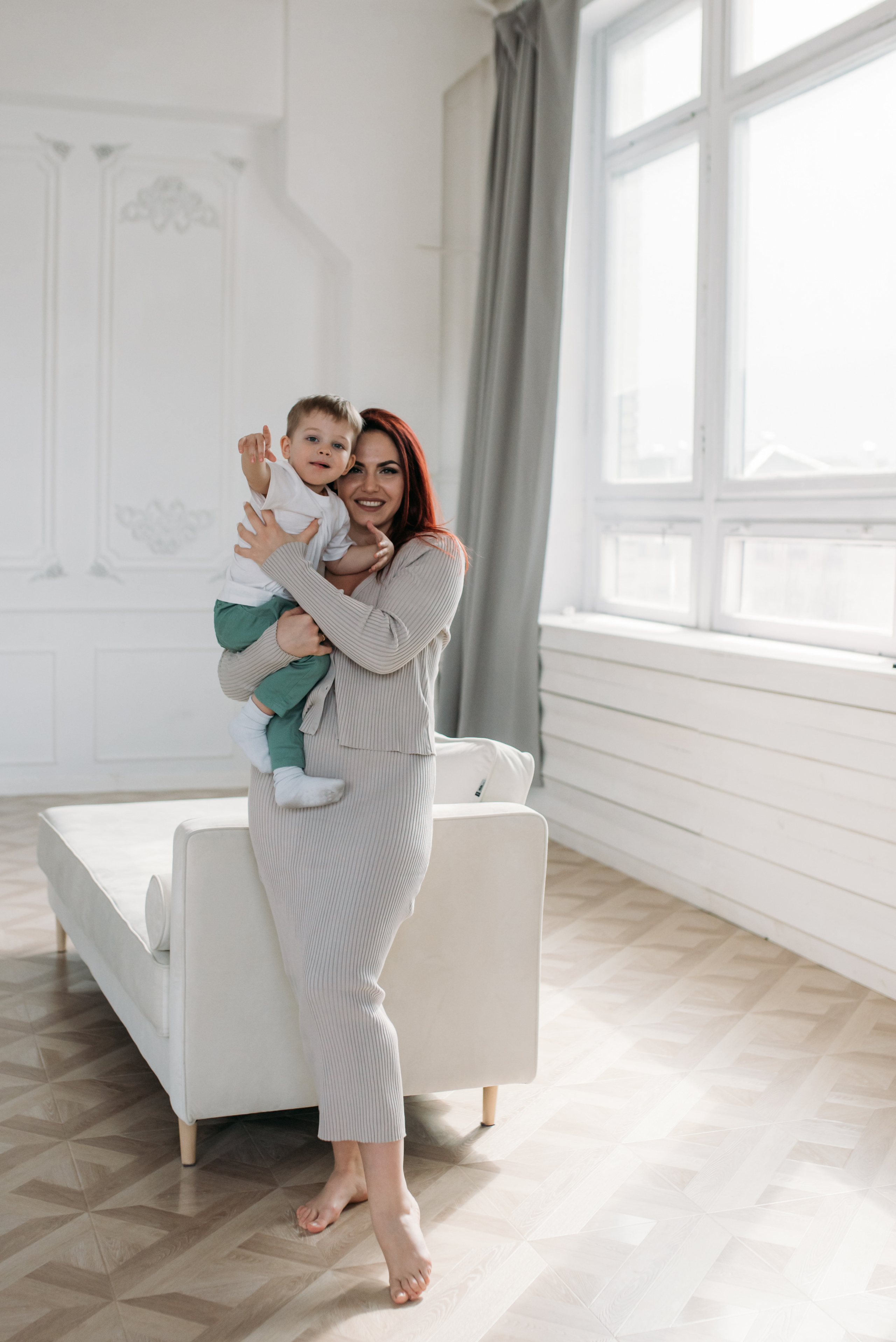 Студийная для семьи Валерии. Семейный и детский фотограф в Туле