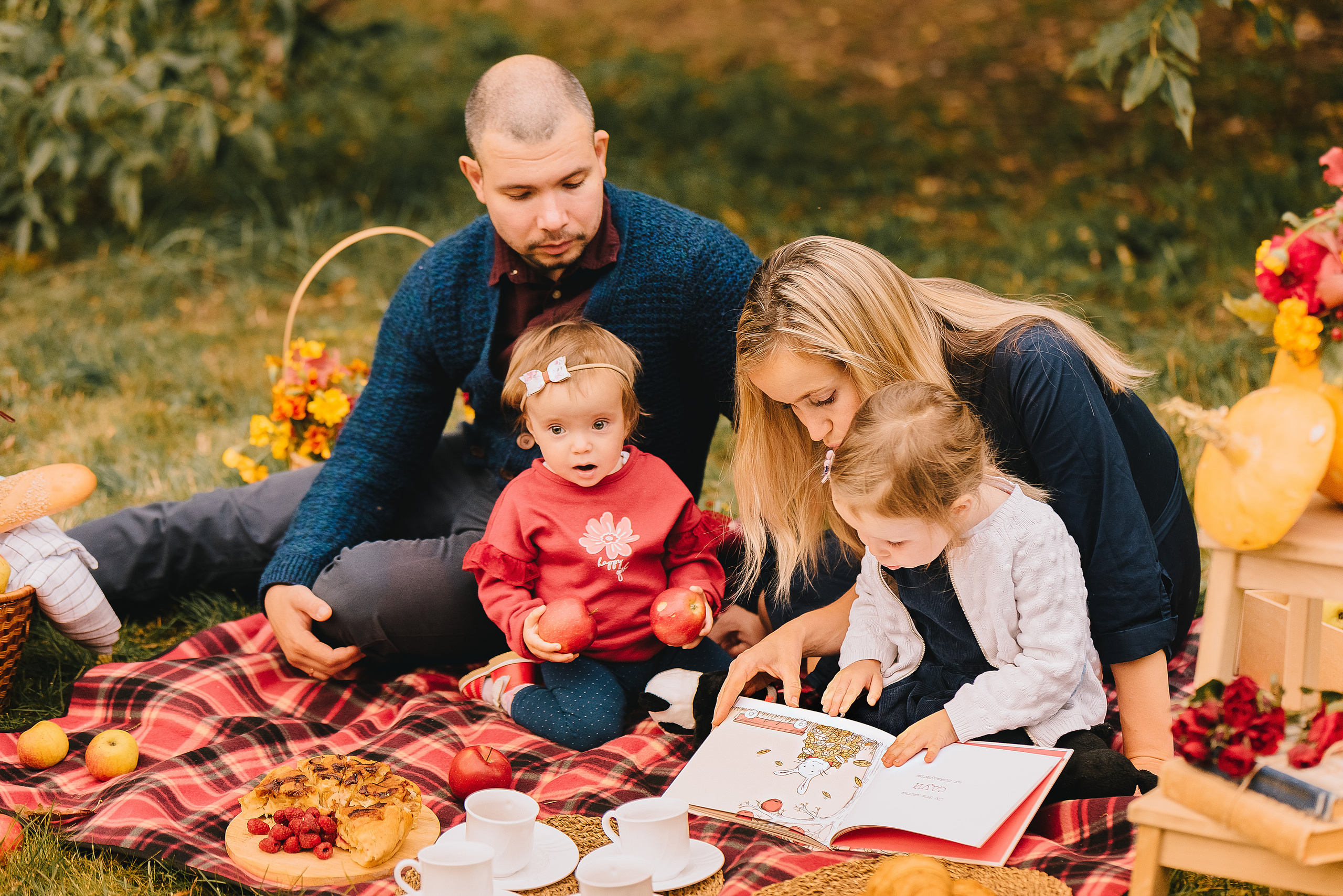 Осенний пикник. Семейный и детский фотограф в Туле