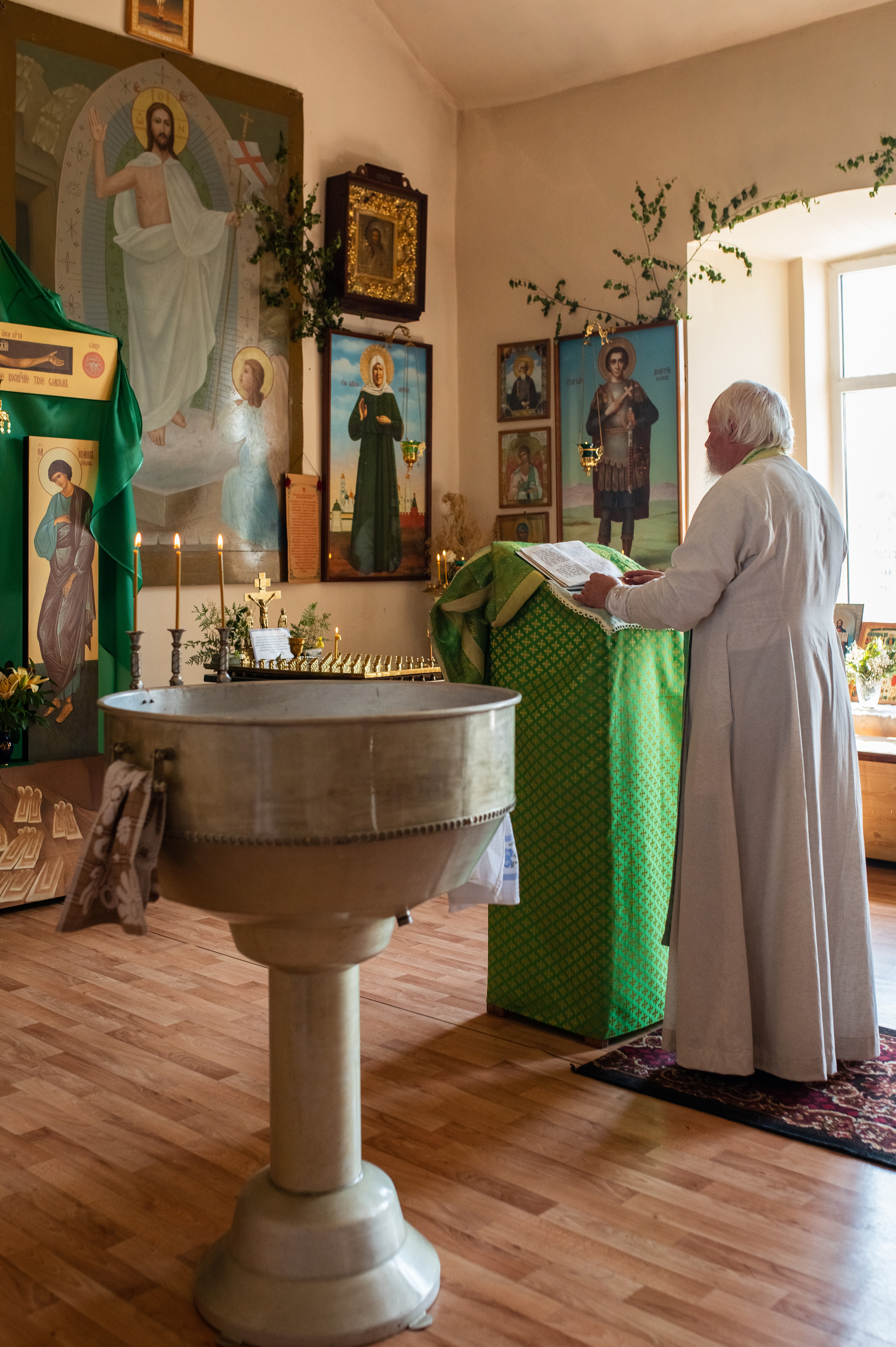 Крещение Александры ////Церковь Николая Чудотворца. Семейный и детский фотограф в Туле