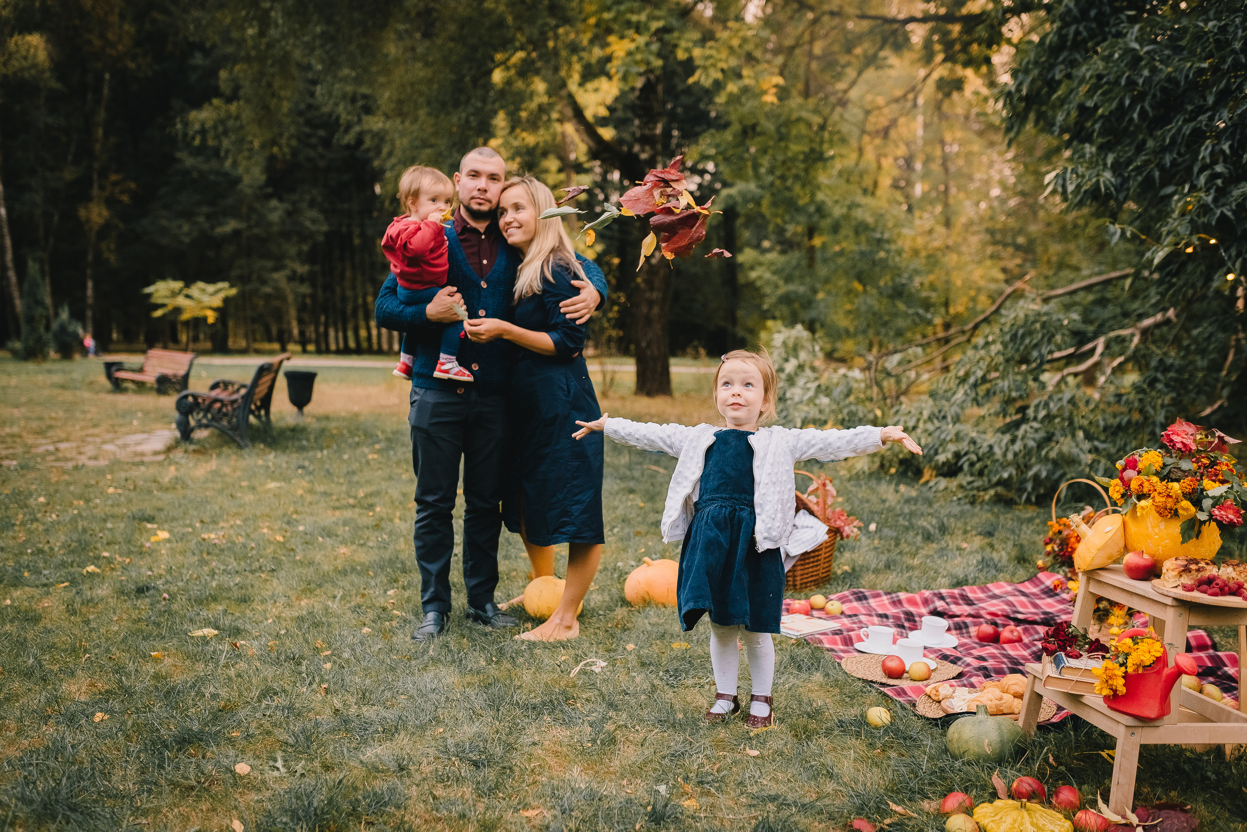 Осенний пикник. Семейный и детский фотограф в Туле