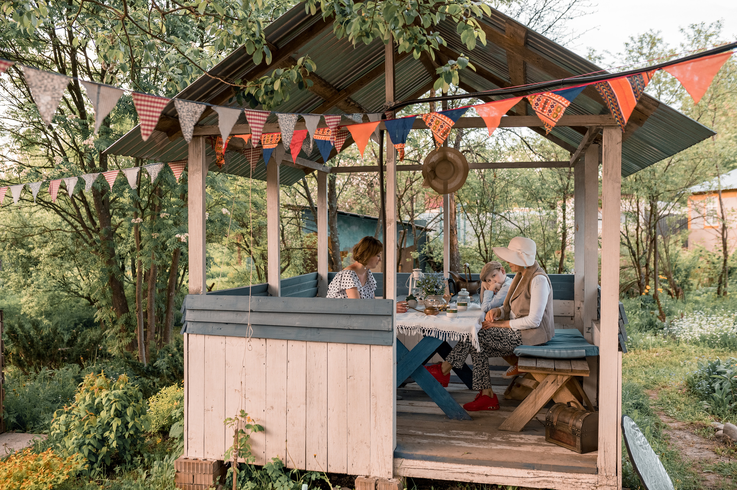 Летний вечер на даче. Семейный и детский фотограф в Туле